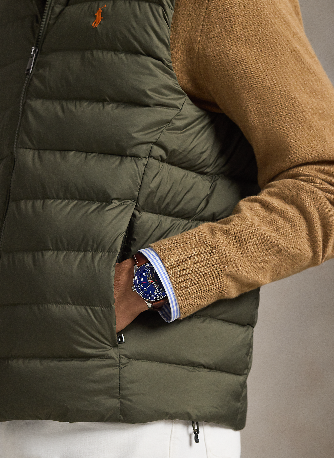 Doudoune col montant  POLO RALPH LAUREN Vert