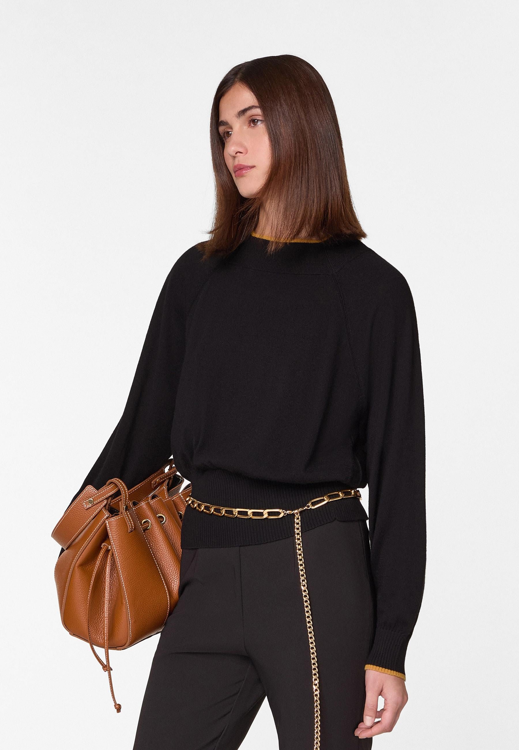 Merino wool sweater RODIER Black