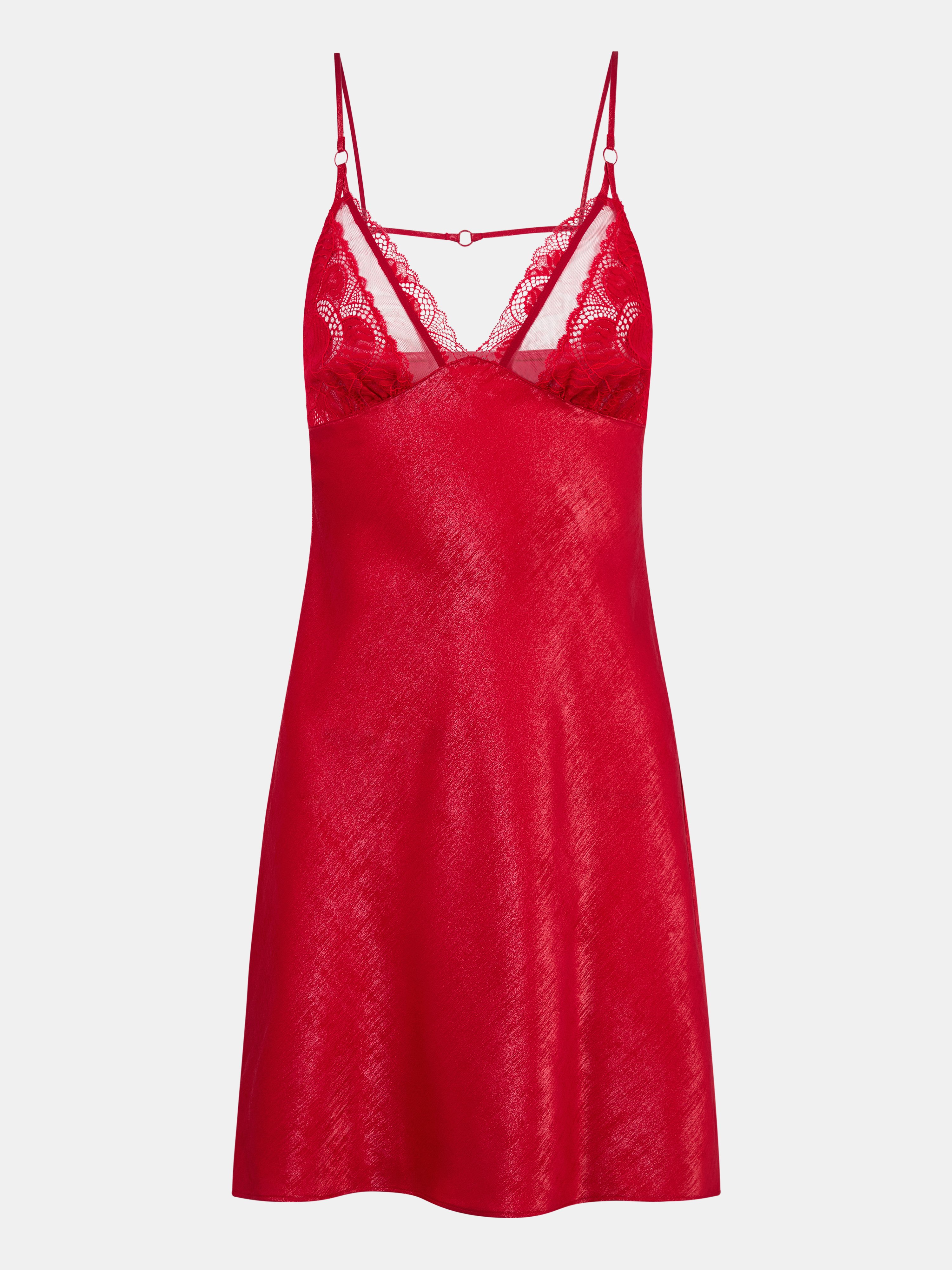 Lace nightie CHANTELLE PULP Red