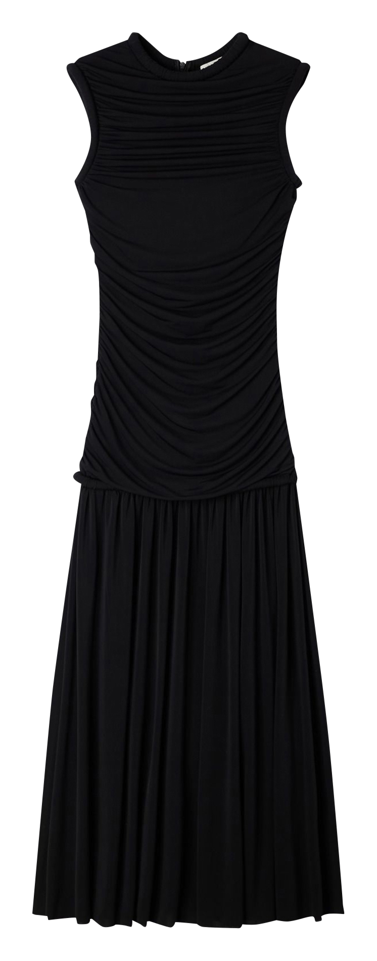Robe longue col rond SANDRO Noir