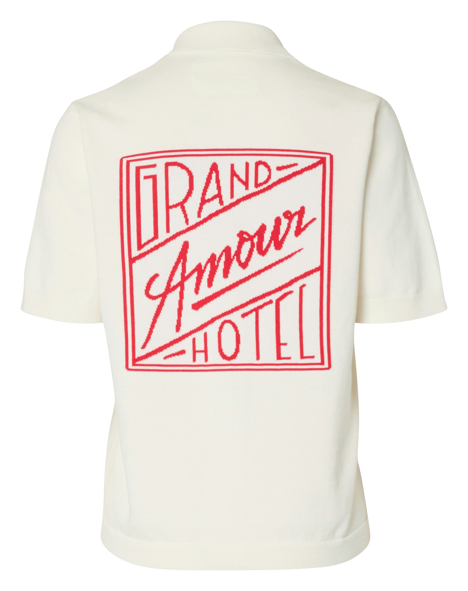 Printed organic cotton shirt SELECTED Beige