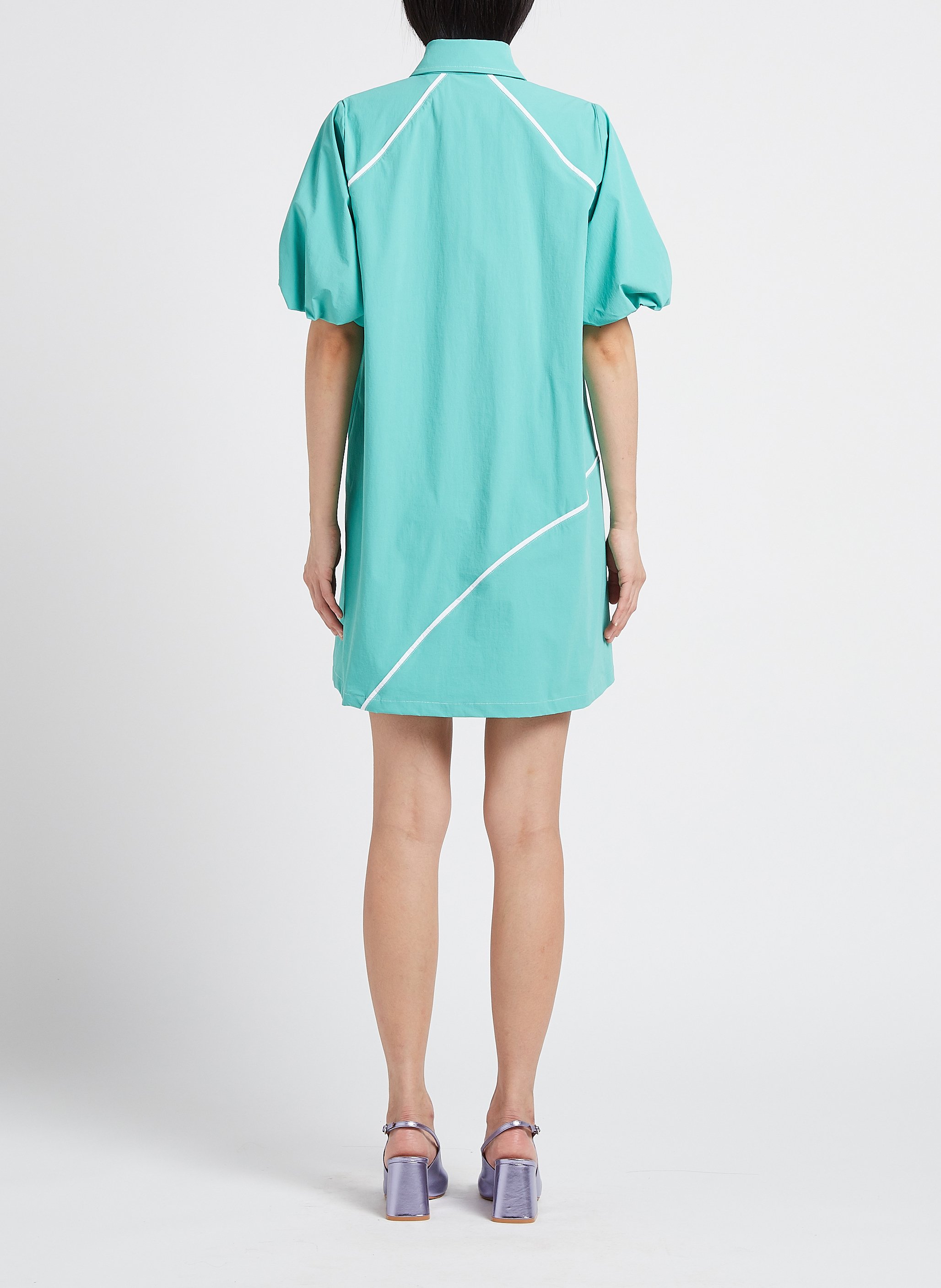 Robe courte col classique  MARGAUX LONNBERG Vert