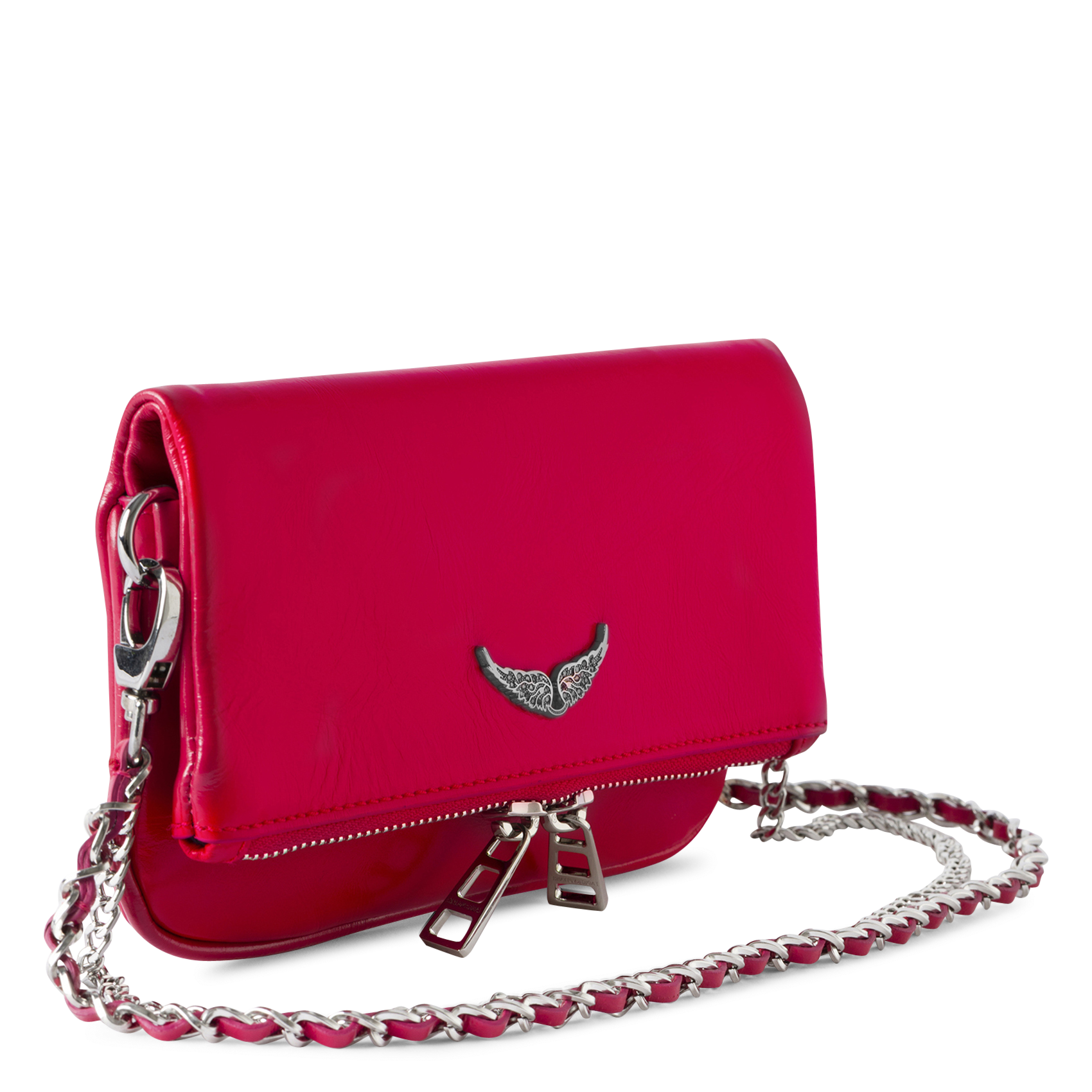 Leather bag ZADIG&VOLTAIRE Pink