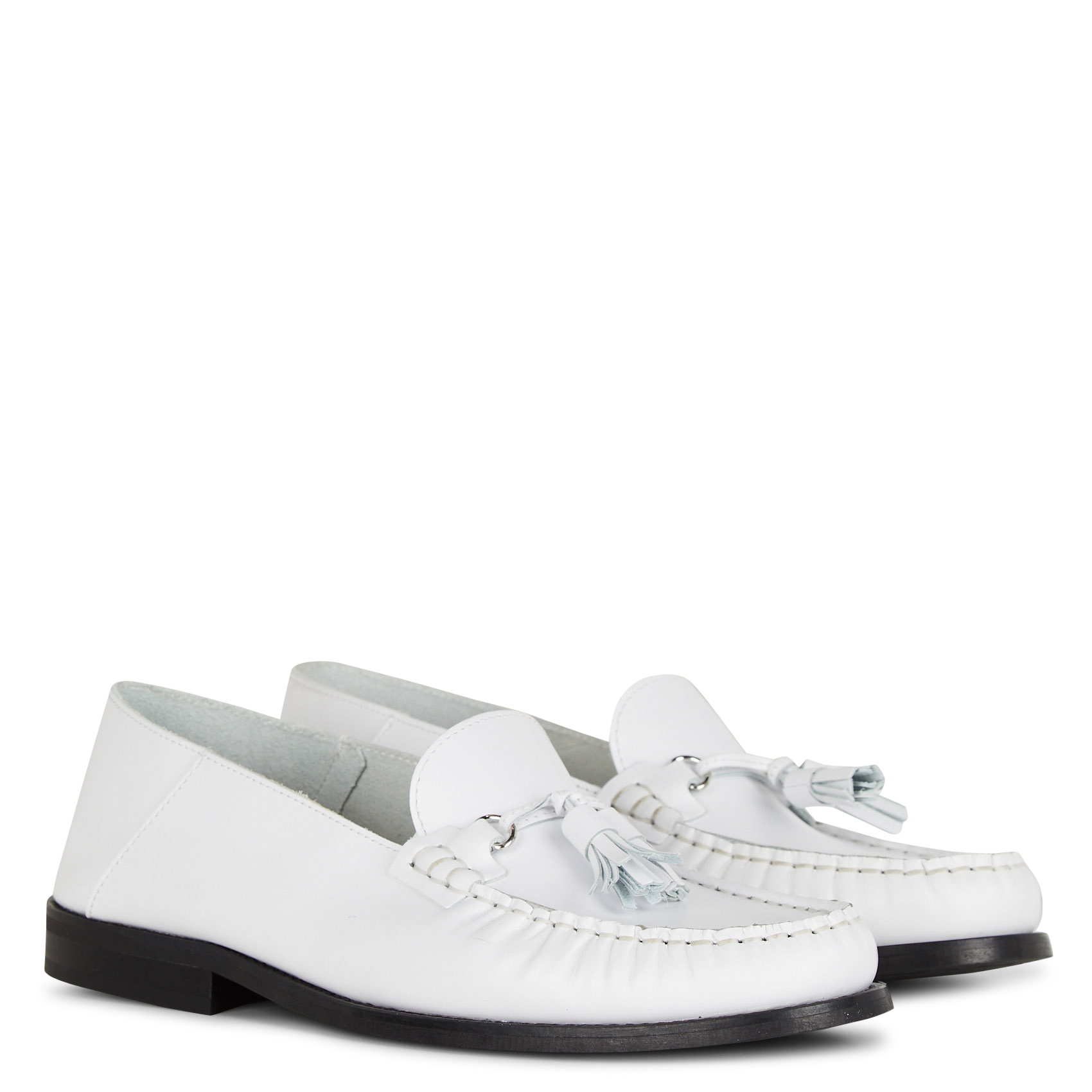 Mocasssins en cuir MELLOW YELLOW Blanc