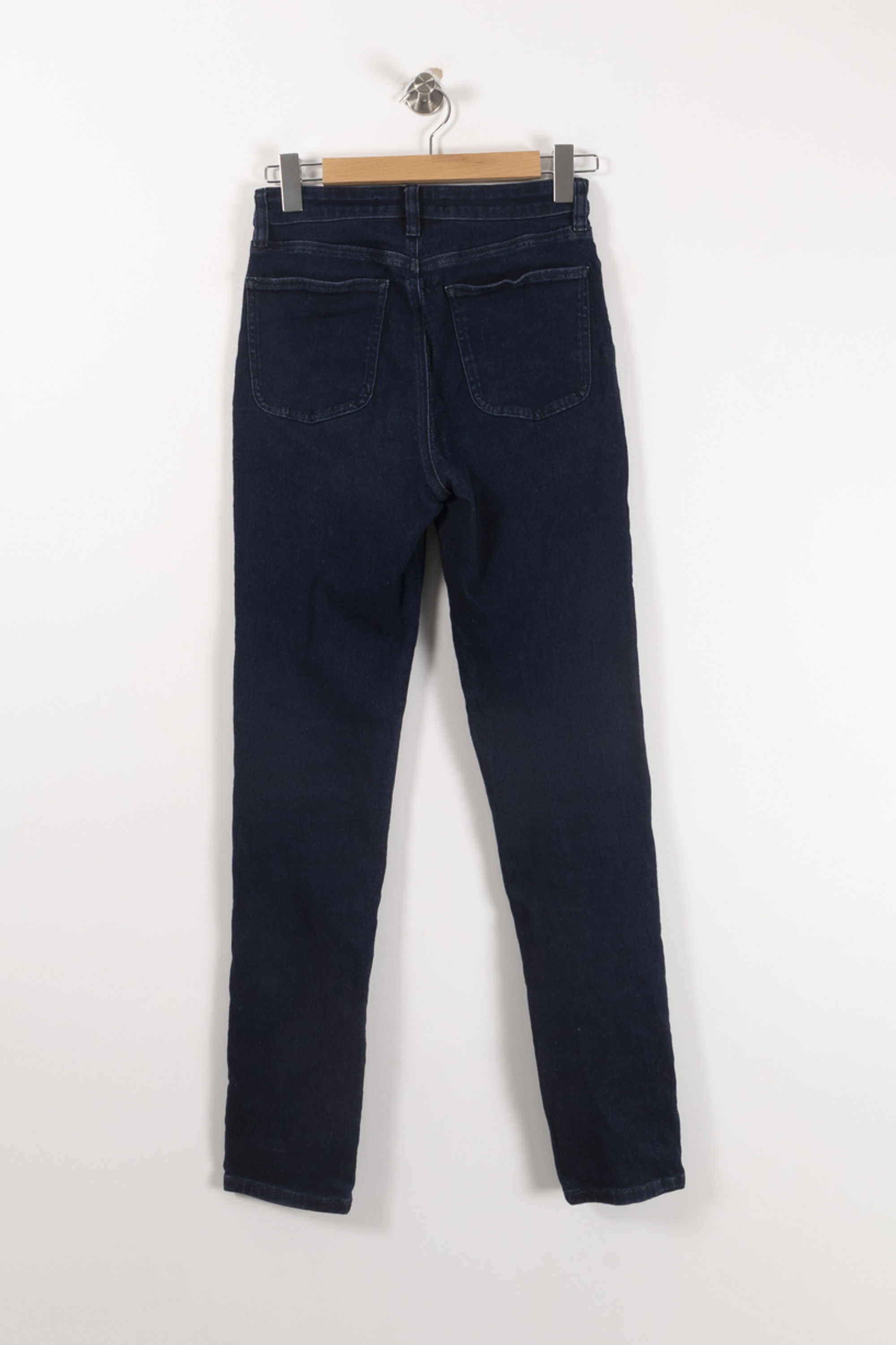 Cropped slim jeans with studs COMPTOIR DES COTONNIERS - Seconde main Blue