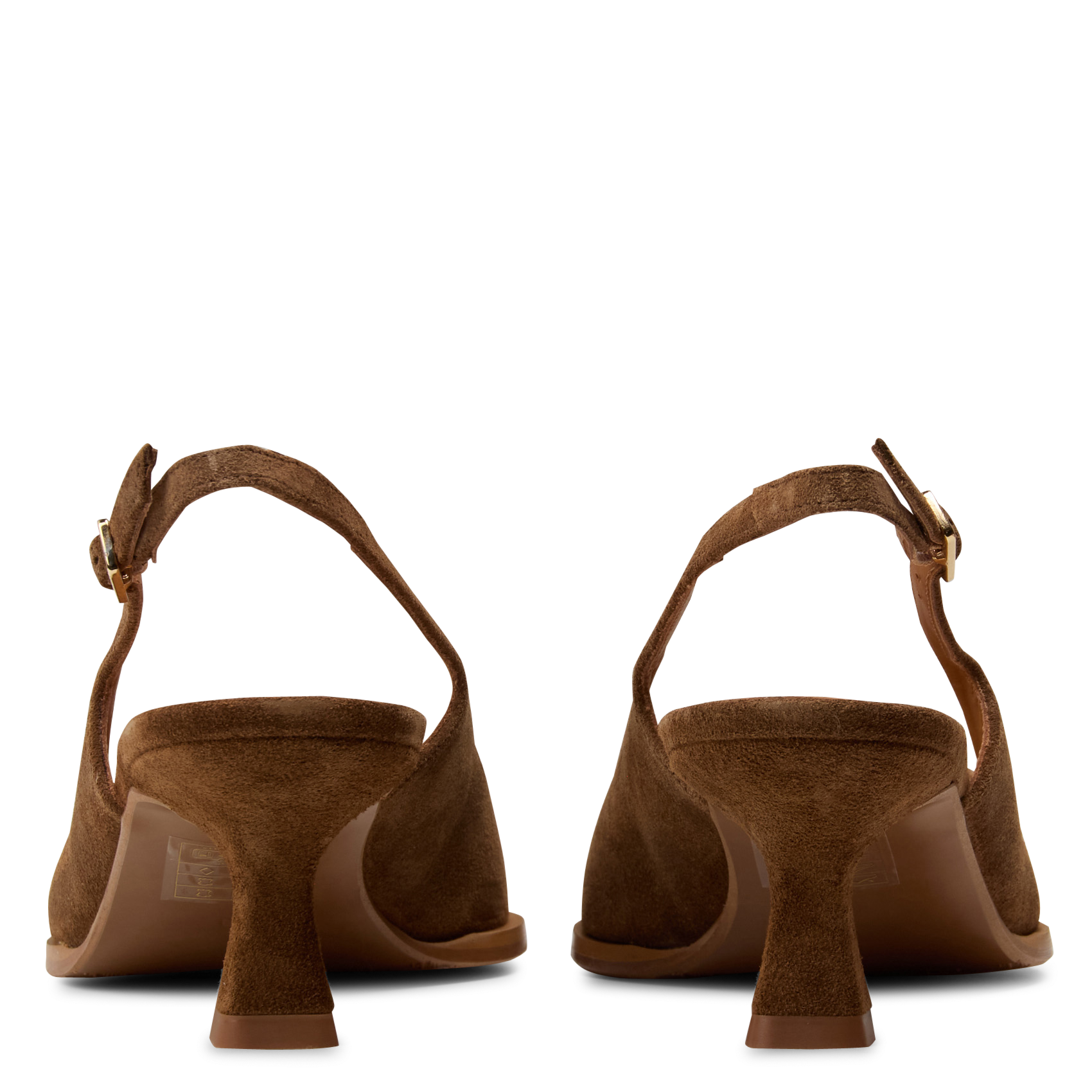 Slingback pumps in leer BILLI BI Bruin
