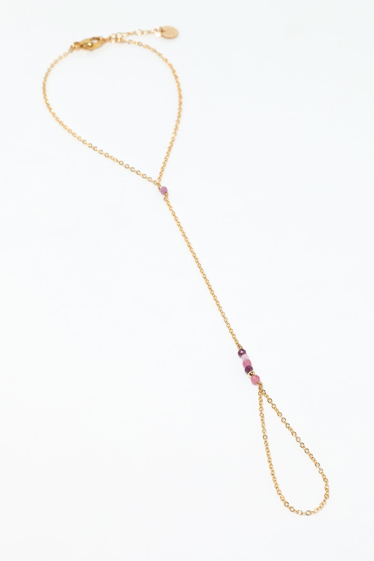 Hand jewel thea - tourmaline YAY Golden