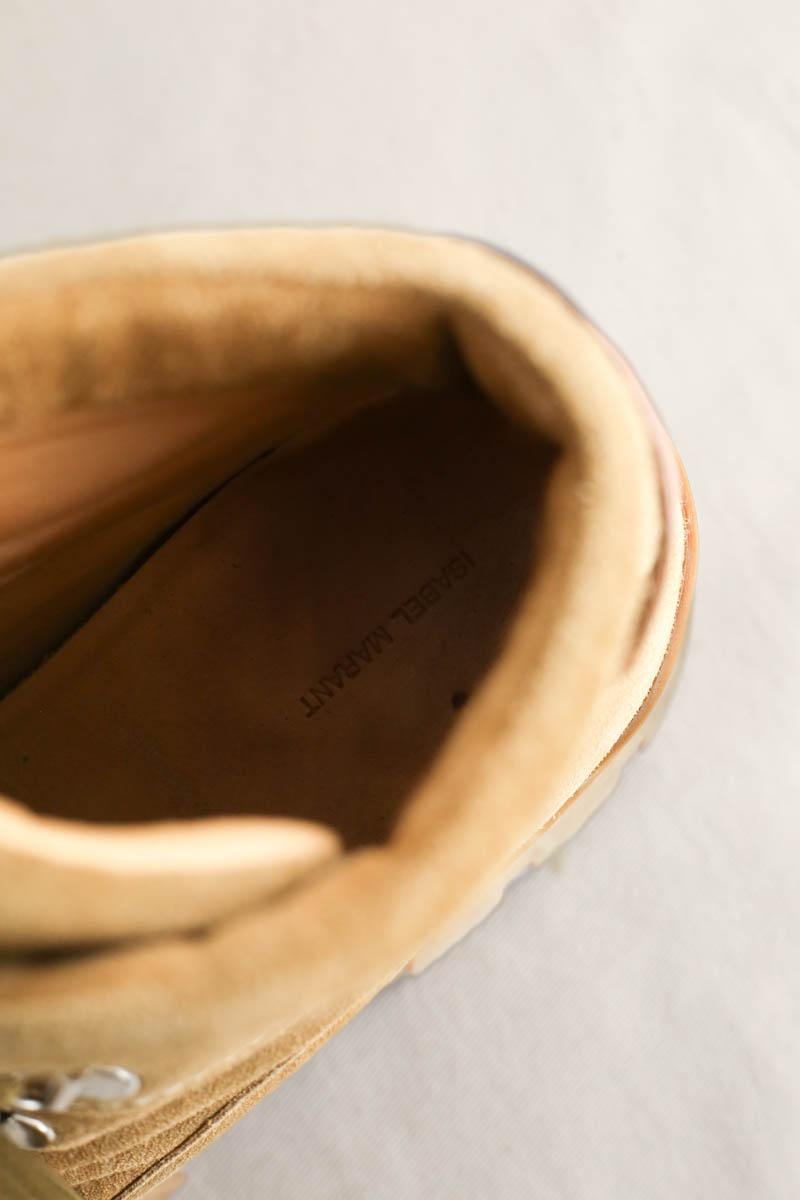 Lace-up ankle boots ISABEL MARANT - Seconde Main Khaki