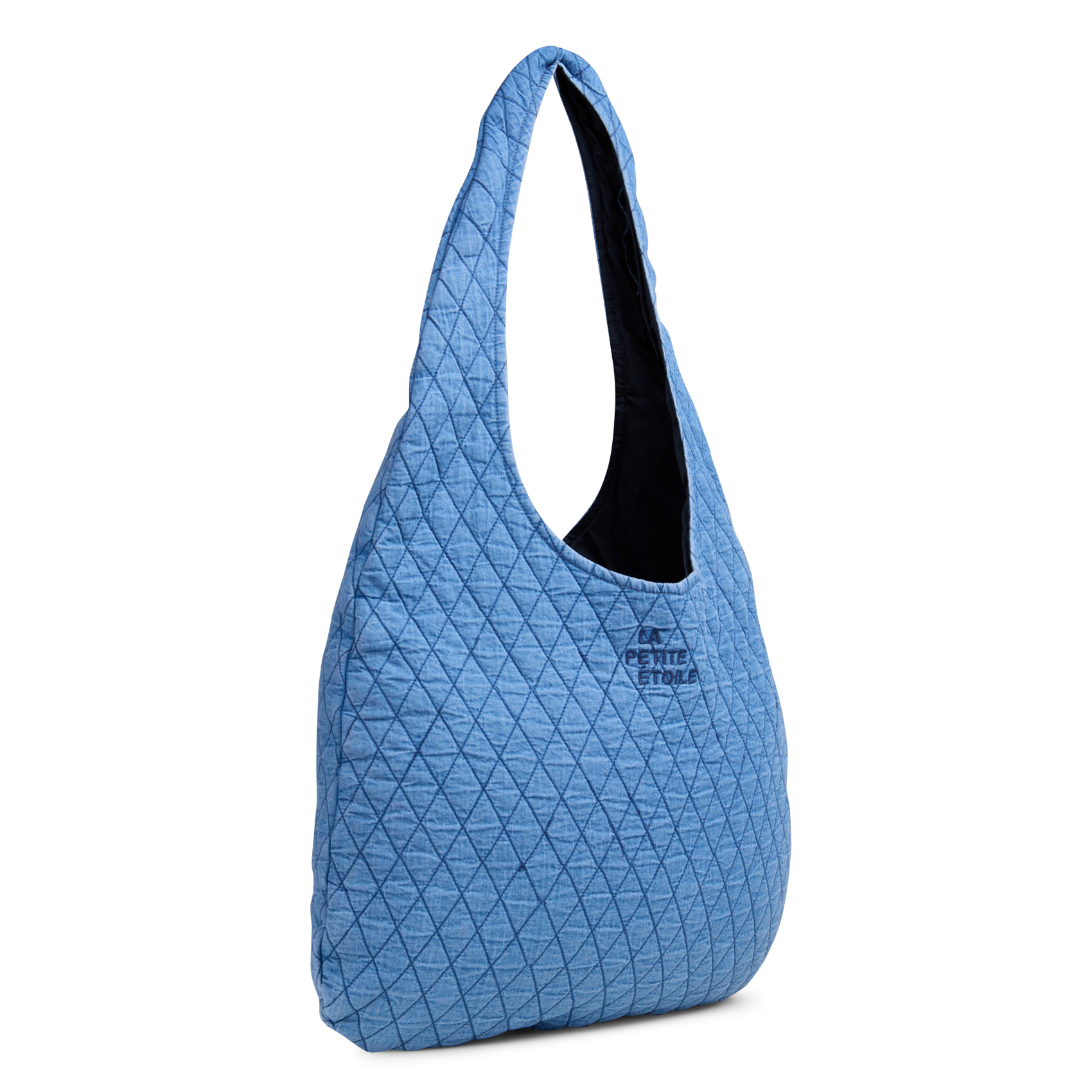 Einkaufstasche aus Baumwolle LA PETITE ETOILE Stone-bleached Jeans