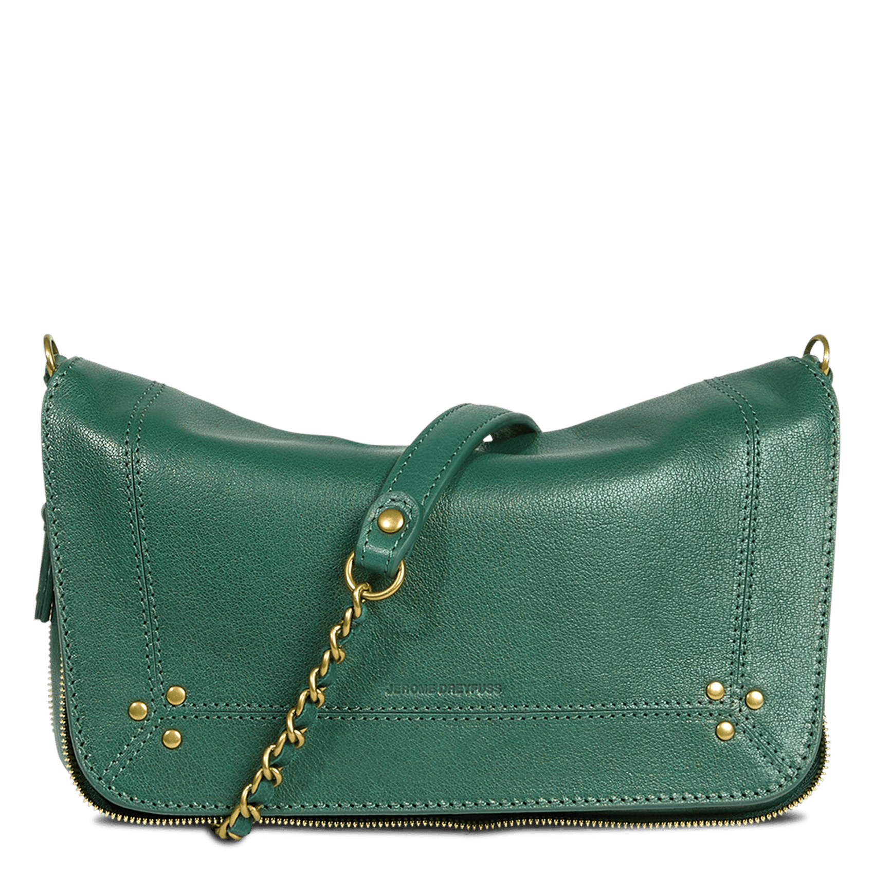 Brieftasche aus Leder JEROME DREYFUSS Khaki