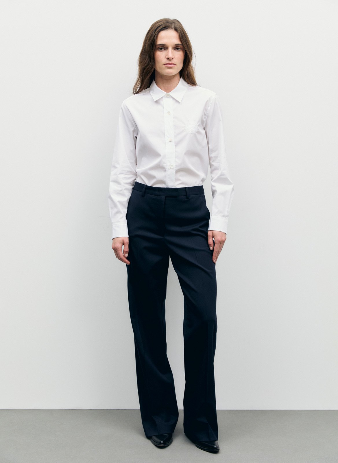 Wide-leg high-waisted pants GERARD DAREL Blue