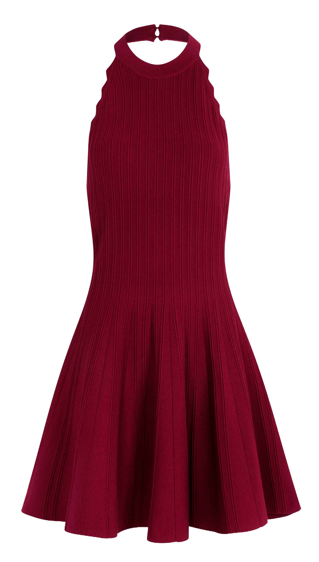 Fitted plain short dress MORGAN Red