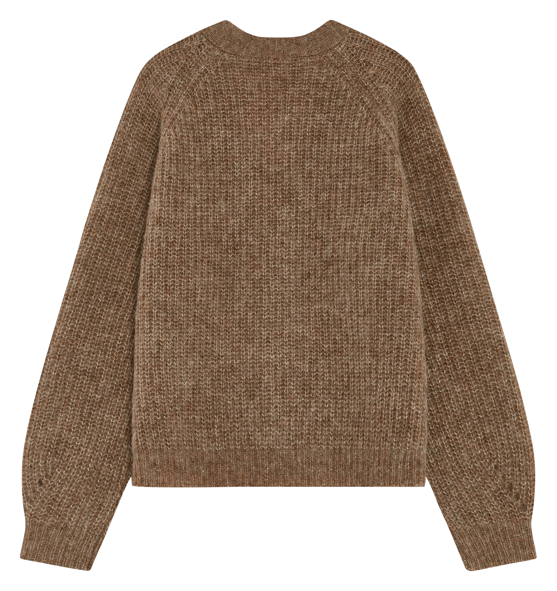 Cardigan aus Wollmix mit V-Ausschnitt GRACE ET MILA Braun