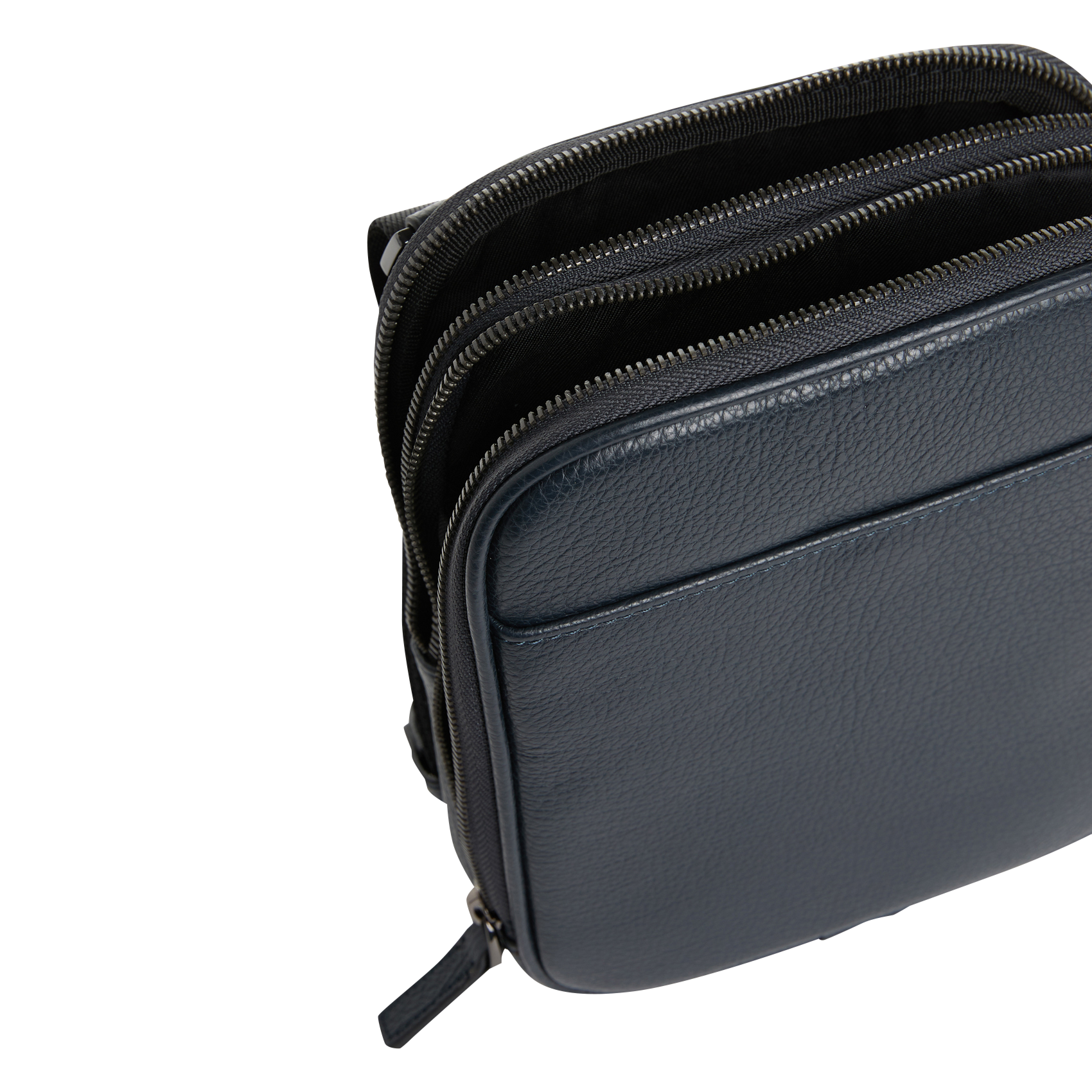 Umhängetasche aus Leder SAISON 1865 Blau