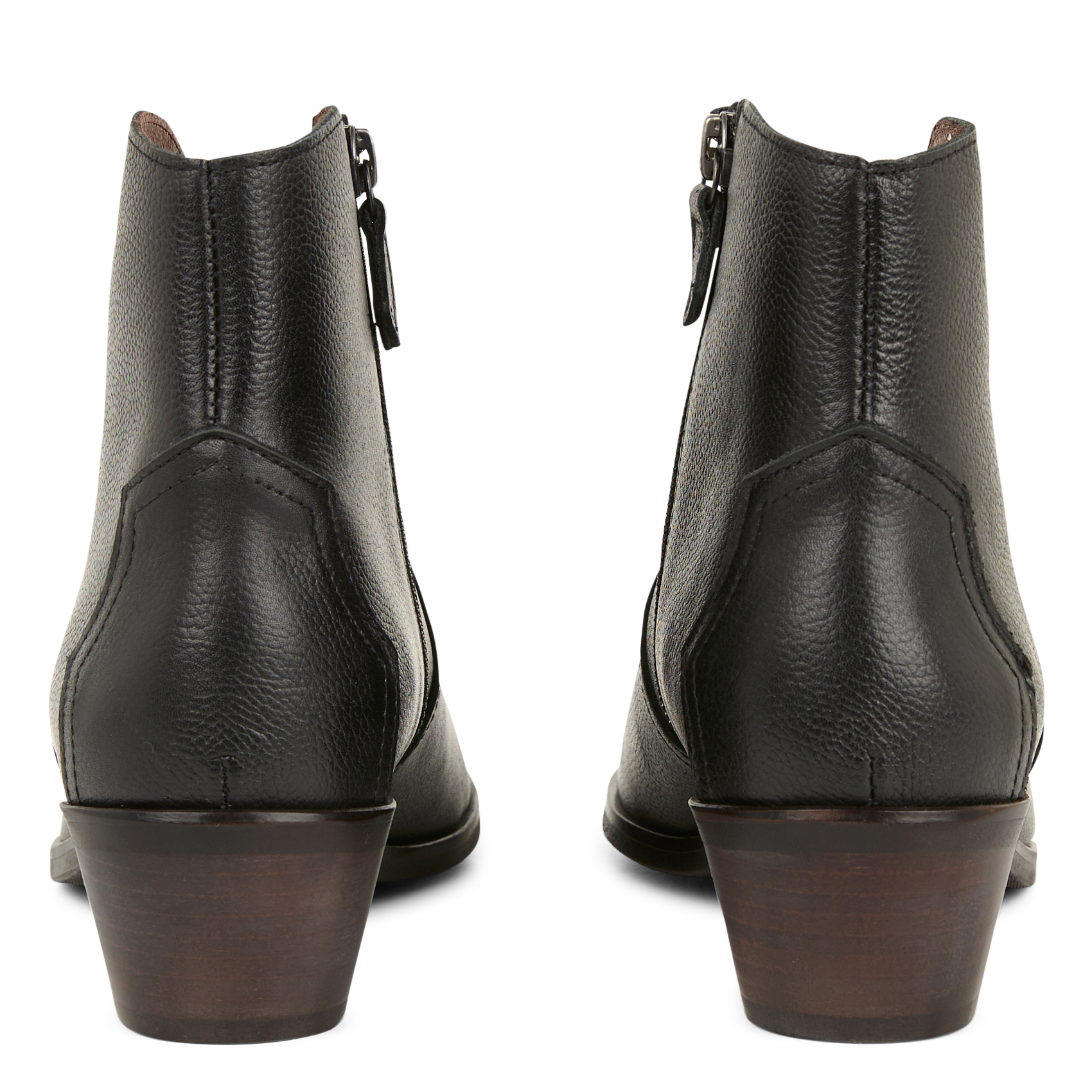 Bottines en cuir grainé  ANONYMOUS COPENHAGEN Noir