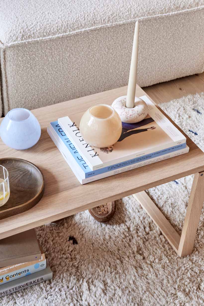 Marble candle holder OYOY LIVING DESIGN Beige