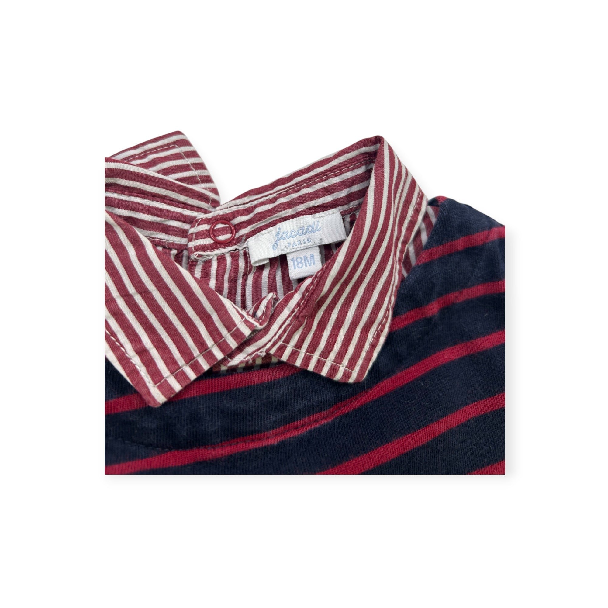 Blue baby polo - 18 months JACADI - Seconde Main Blue