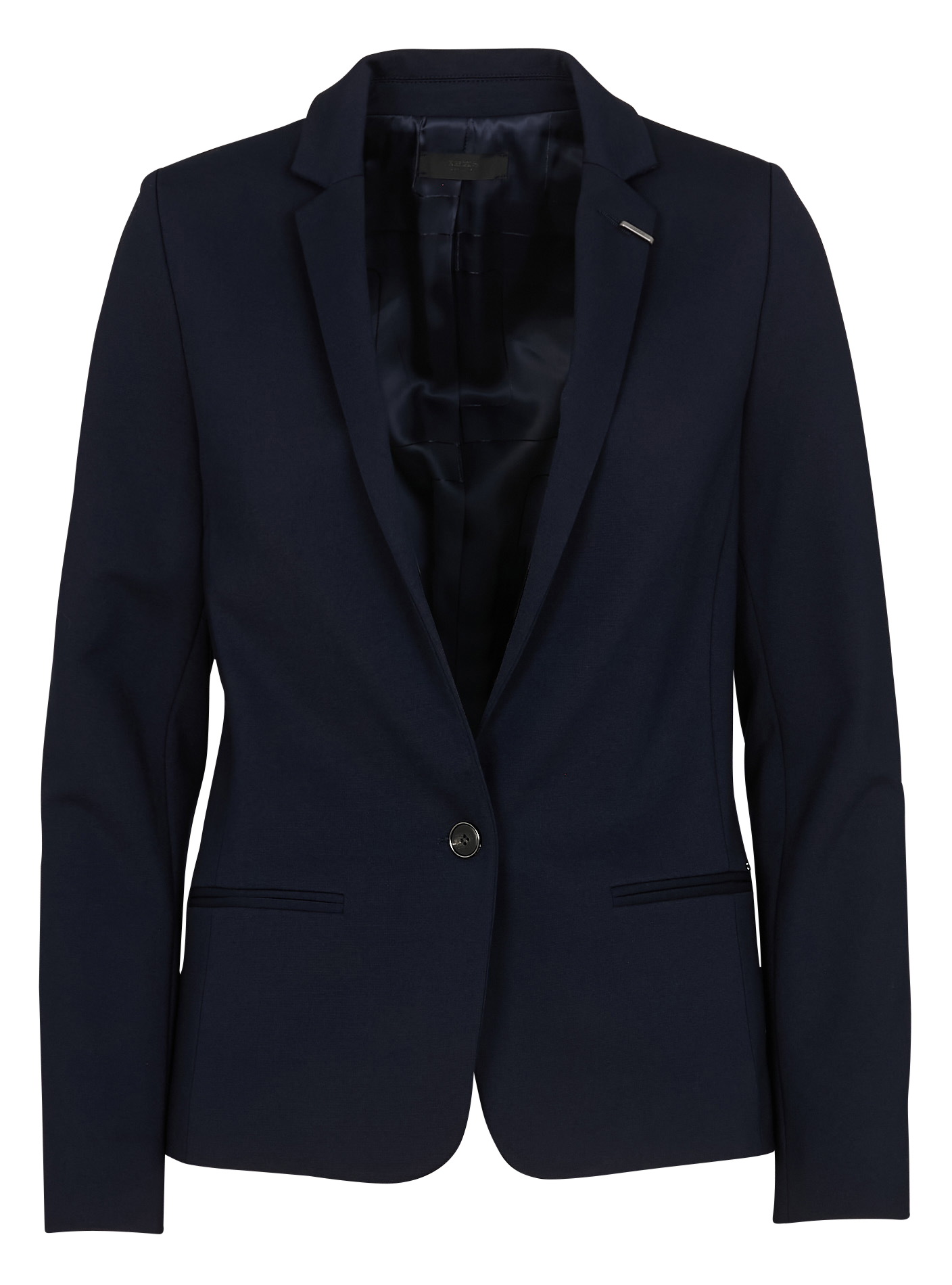 Gedetailleerde blazer van corduroy  Bleu marine