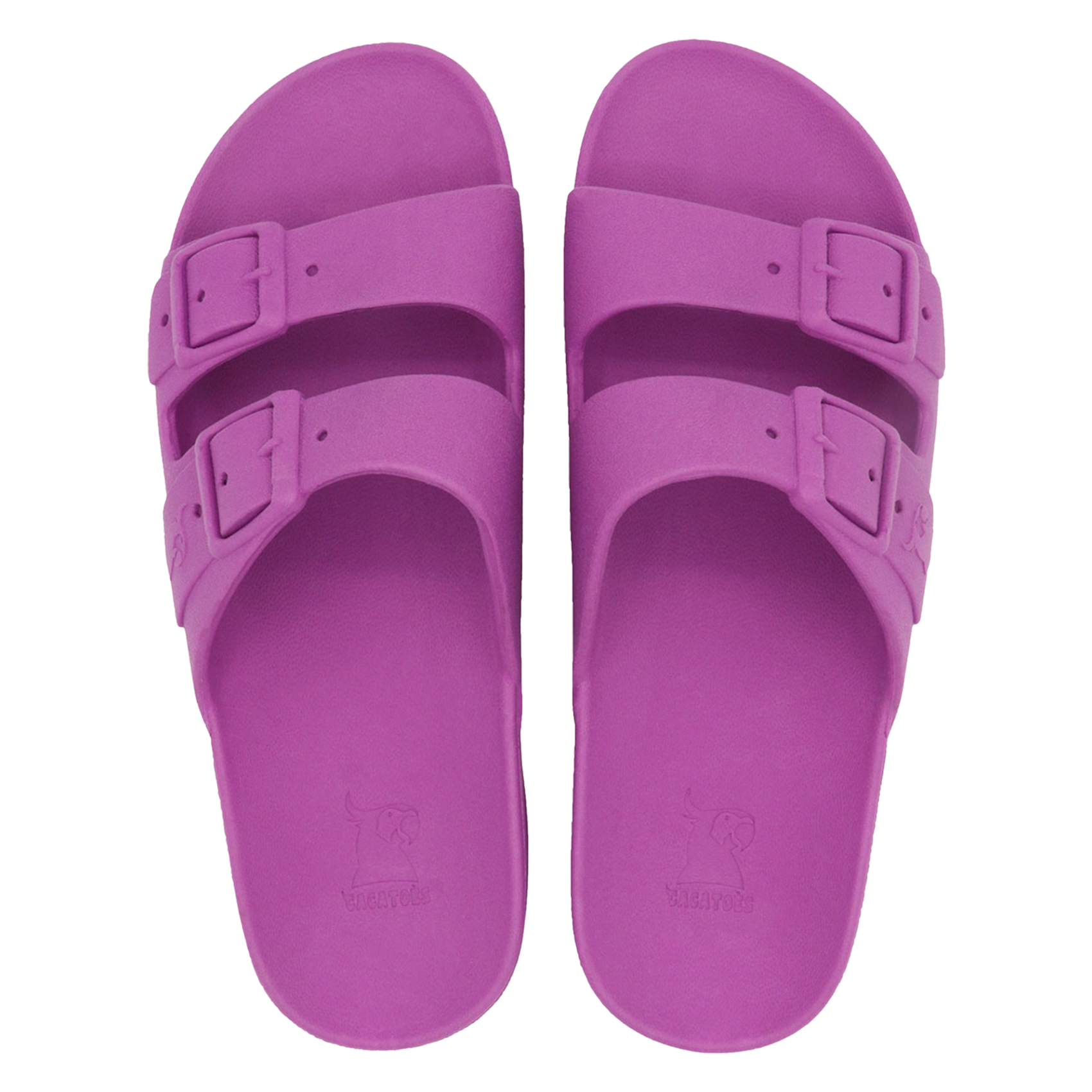 Sandales plates à boucles CACATOES DO BRASIL Violet