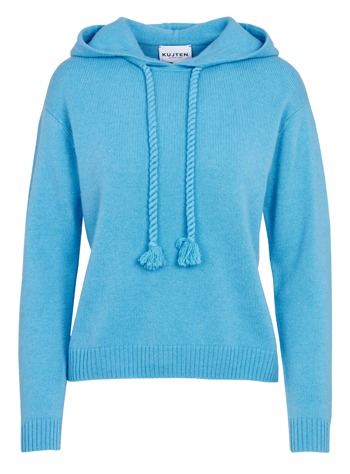 Pull oversize en cachemire BAKIA Bleu glacier