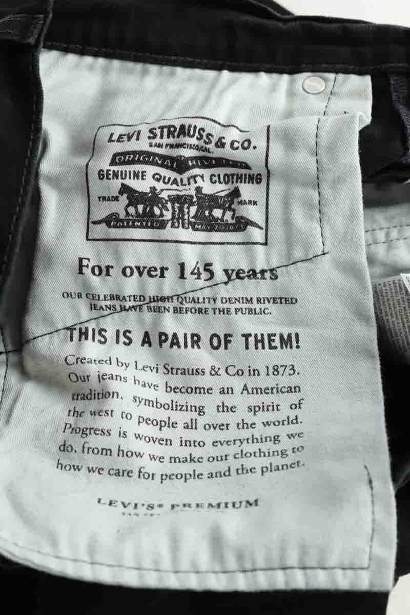 Slim jeans 512 in cotton LEVI'S - Seconde main Black