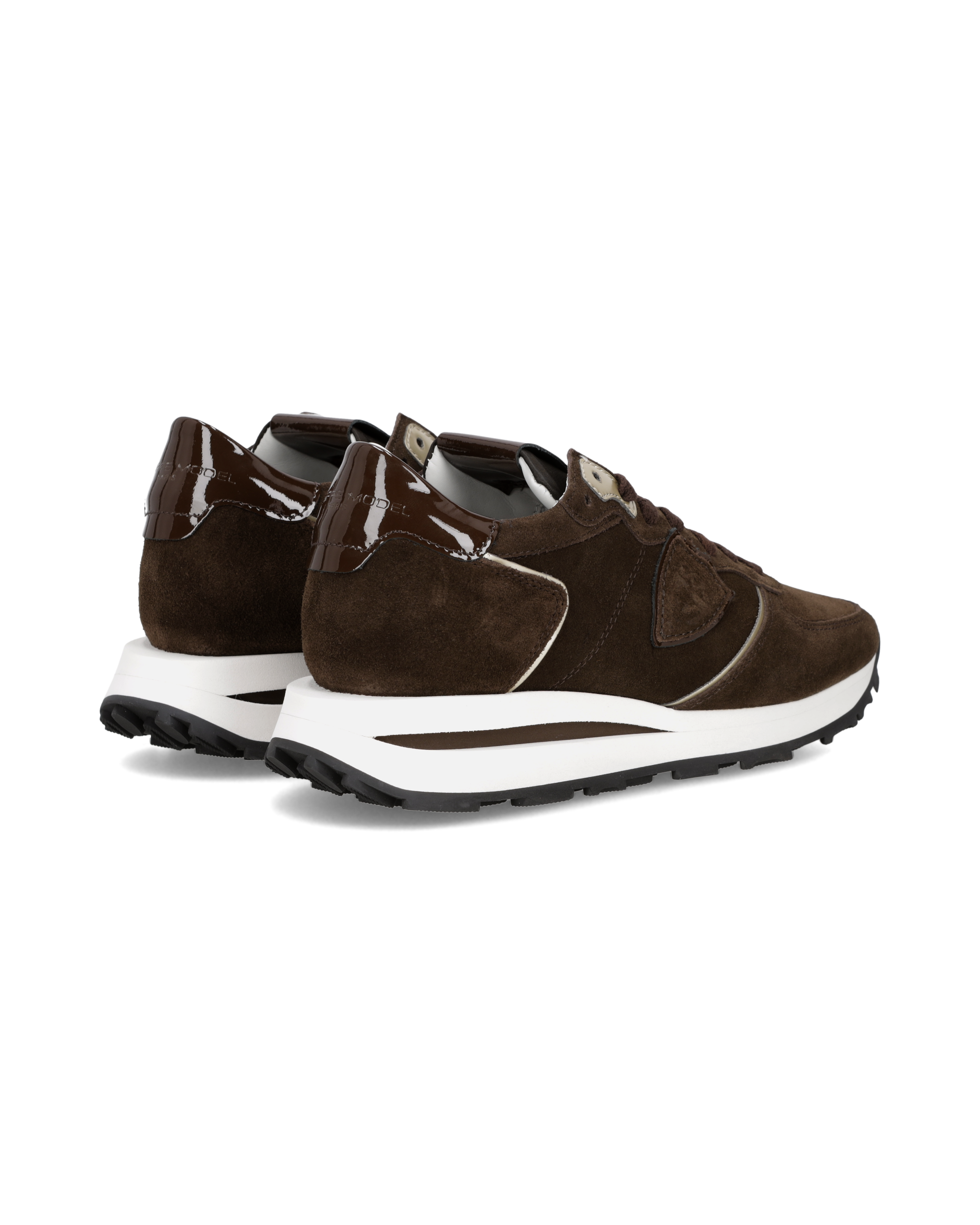 High-top running sneakers PHILIPPE MODEL Brown