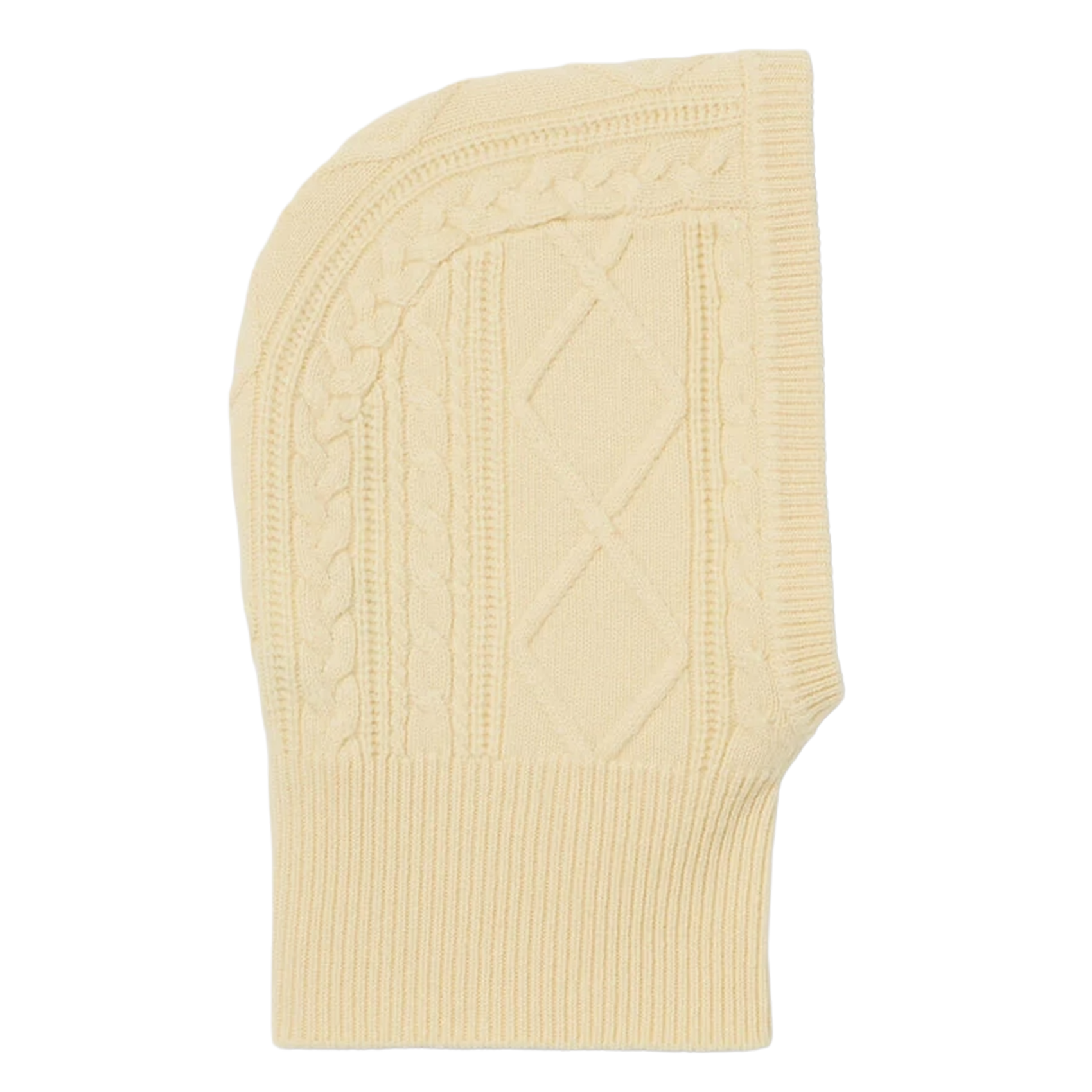 Effen capuchon van wol en kasjmier CLAUDIE PIERLOT Geel