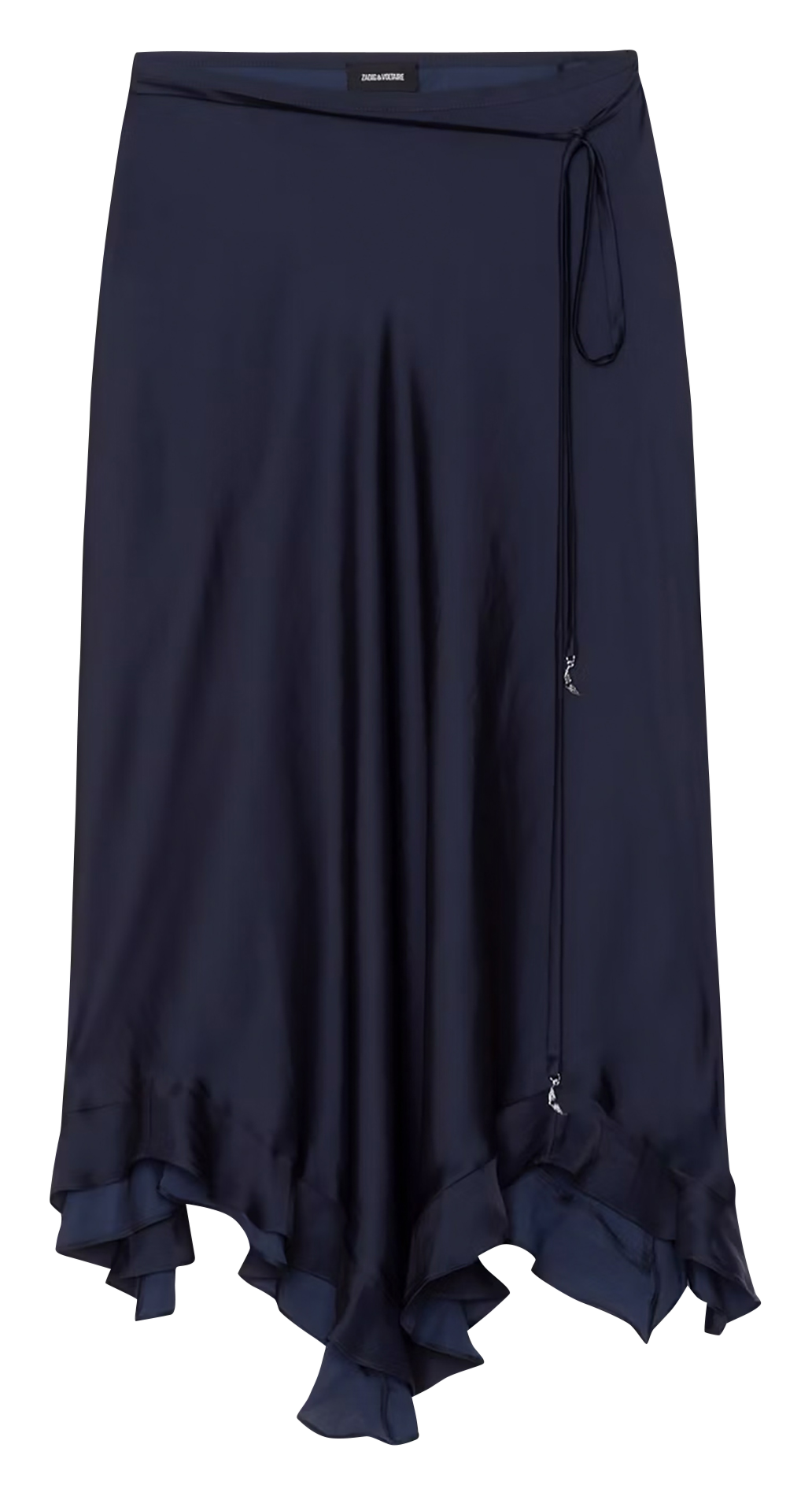 Jupe longue satinée ZADIG&VOLTAIRE Bleu