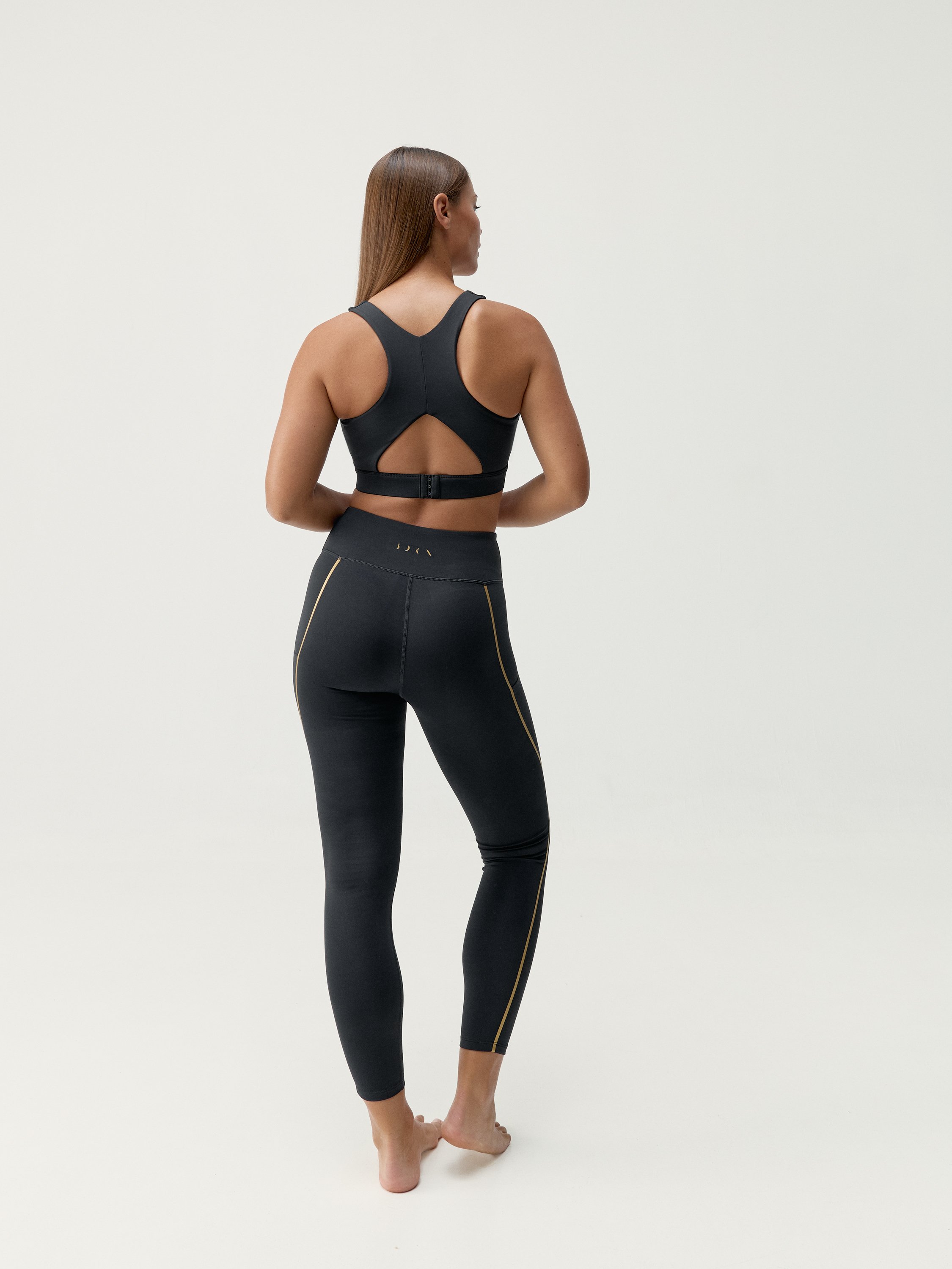 Performance 7/8 sports leggings BORN LIVING YOGA Black