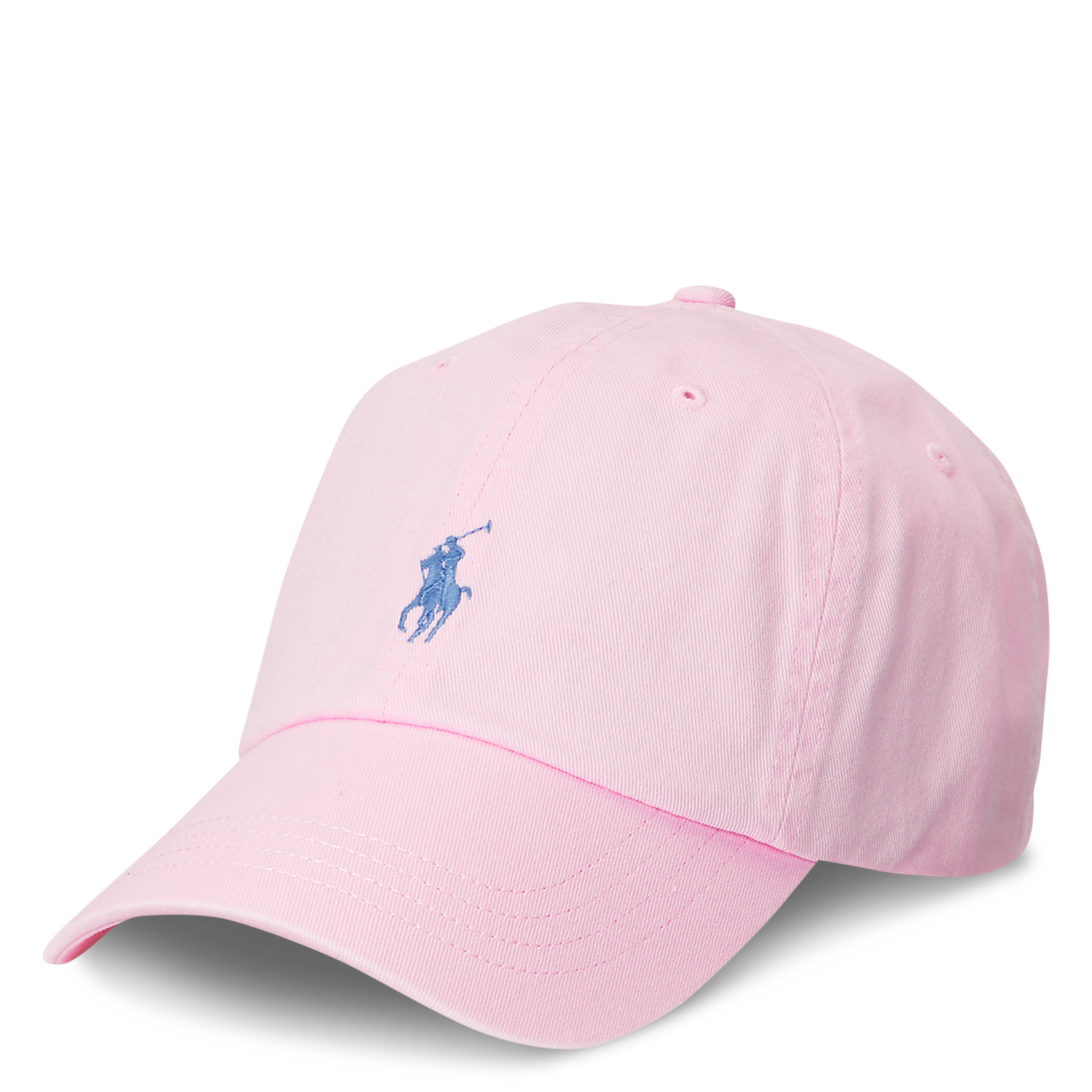 Casquette en coton  Carmel pink -jewel blue