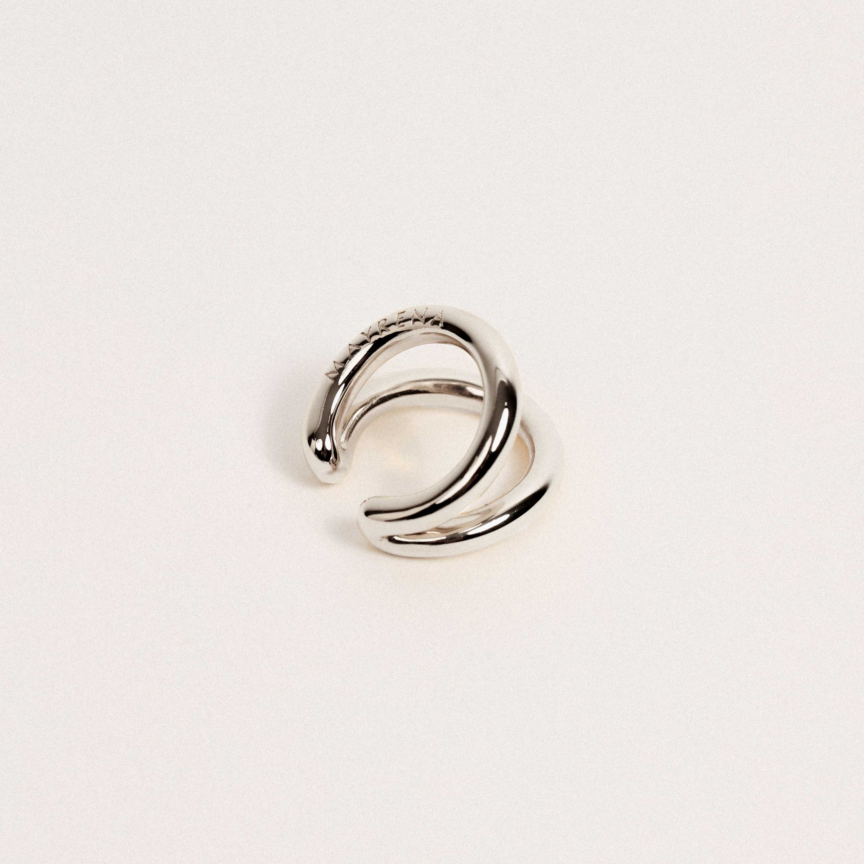 Earcuff mini, recycled silver MAYRENA Silver