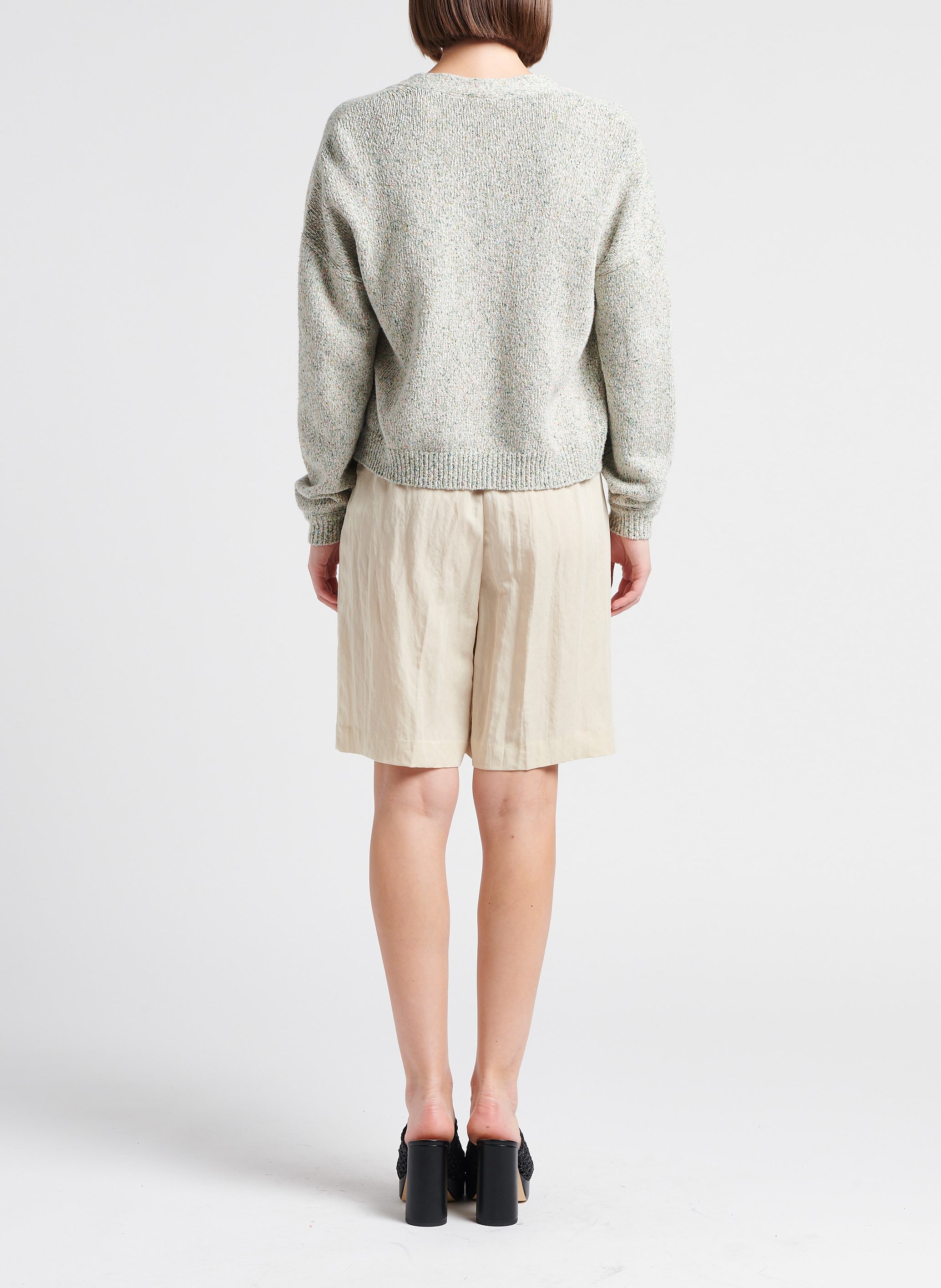 Rechte bermuda met plooien SAMSOE SAMSOE Beige