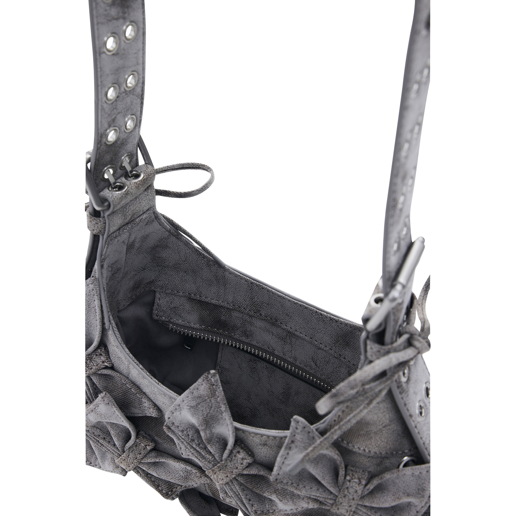 Handbag with 3D butterfly appliques DESIGUAL Black