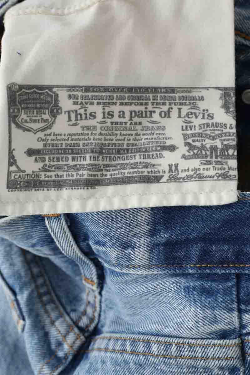 Straight cotton-blend pants LEVI'S - Seconde main Blue