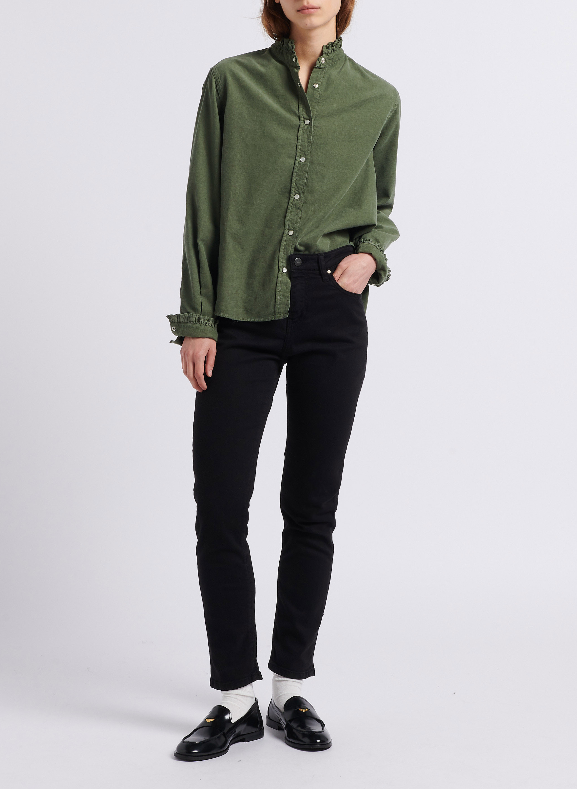 Slimfit-Jeans aus Baumwoll-Mix ACQUAVERDE Schwarz