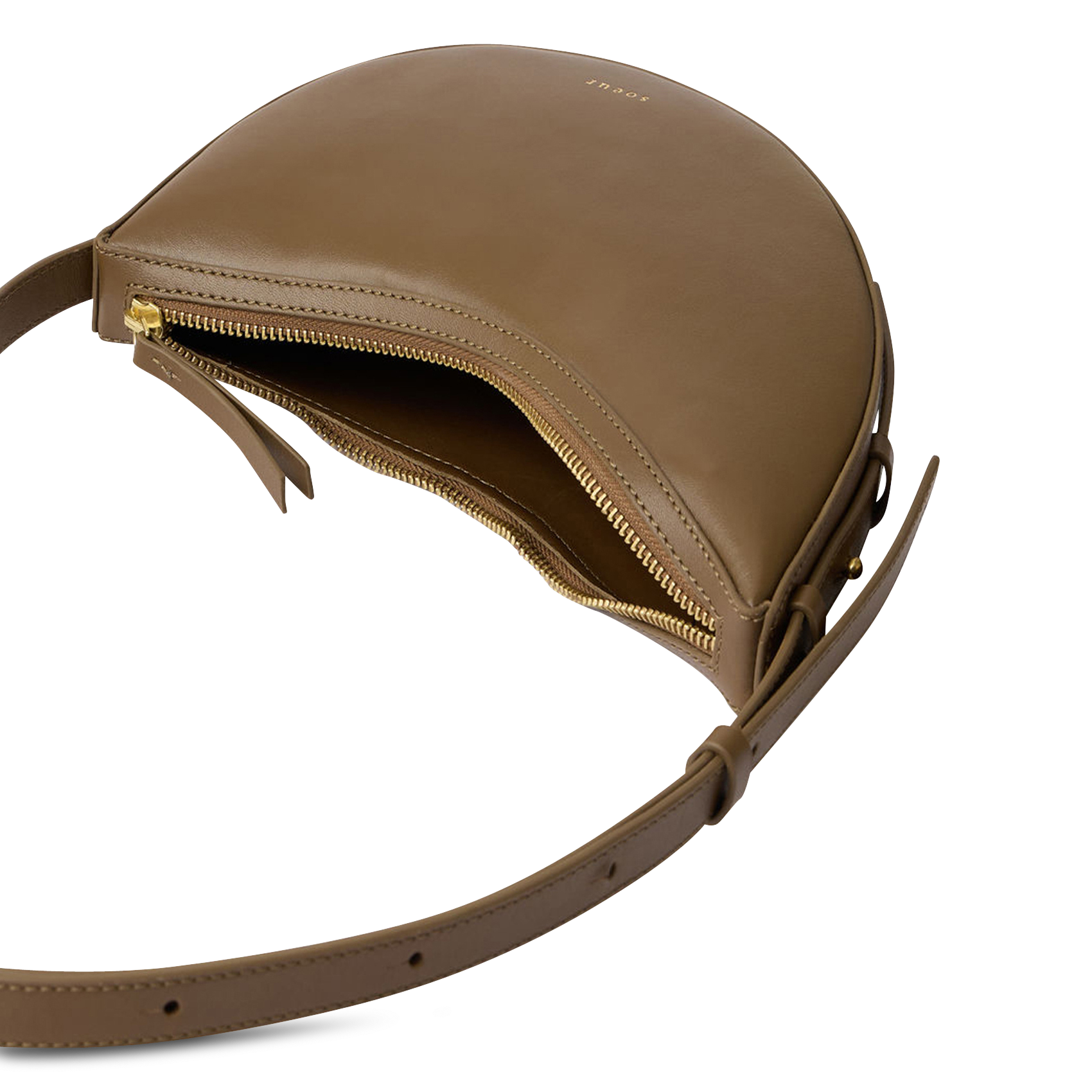 Mini sac à main en cuir SOEUR Marron