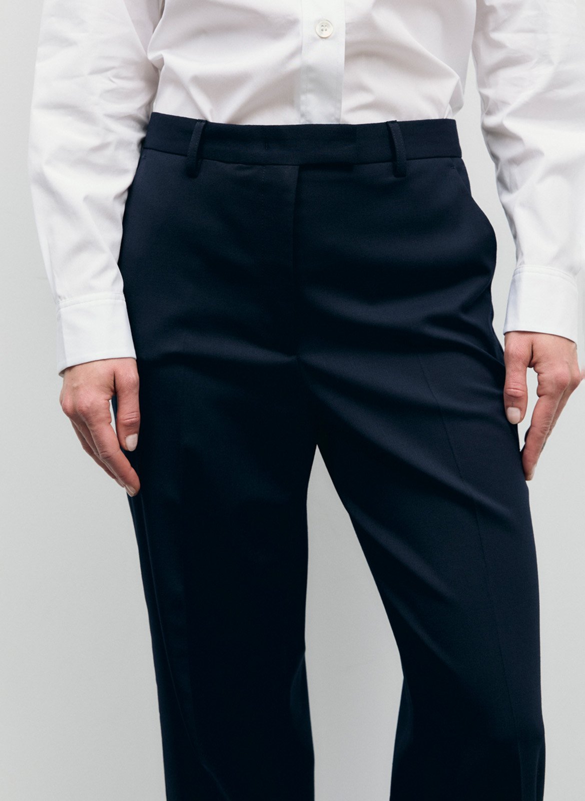 Wide-leg high-waisted pants GERARD DAREL Blue