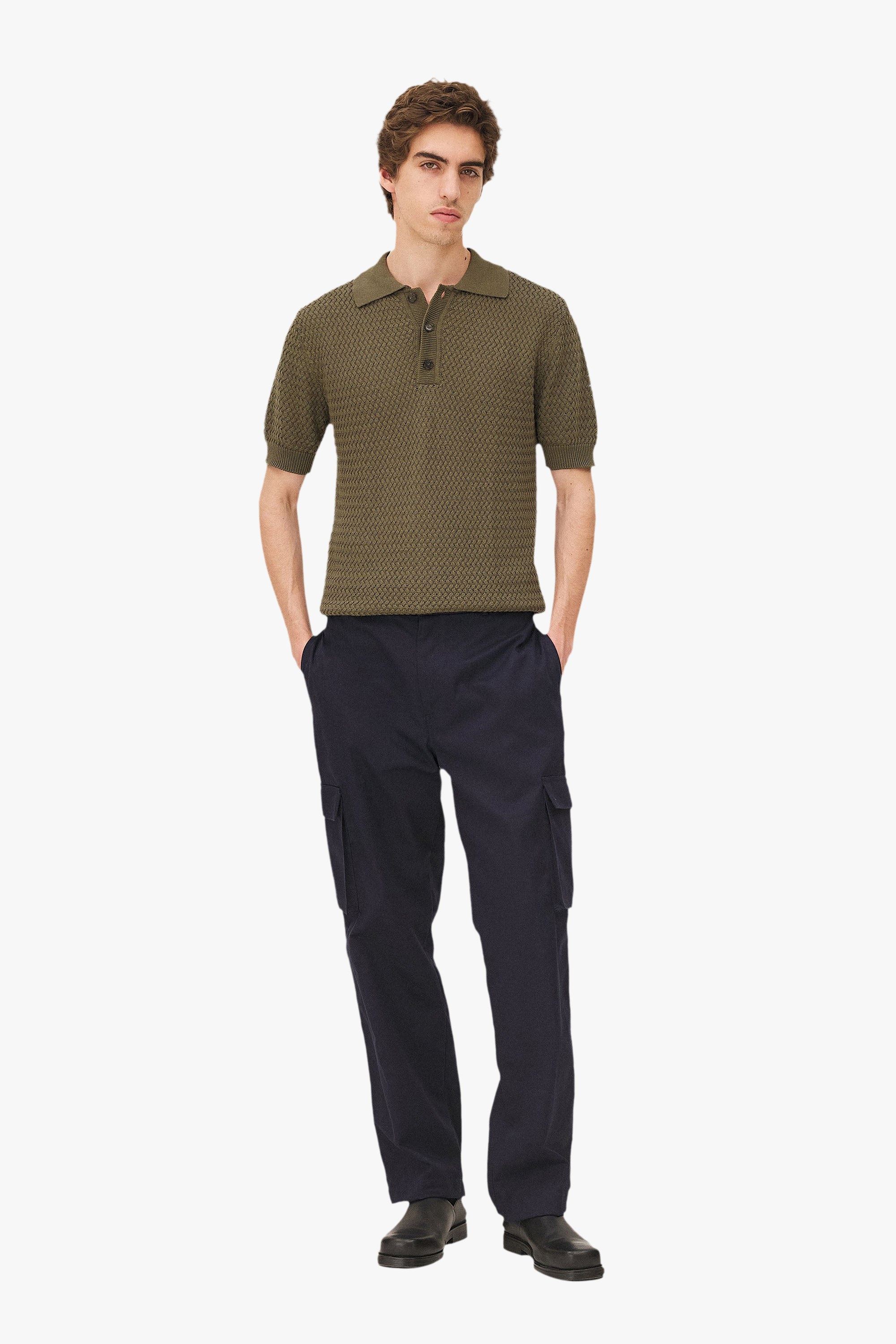 Short-sleeve Haring polo Noyoco Green