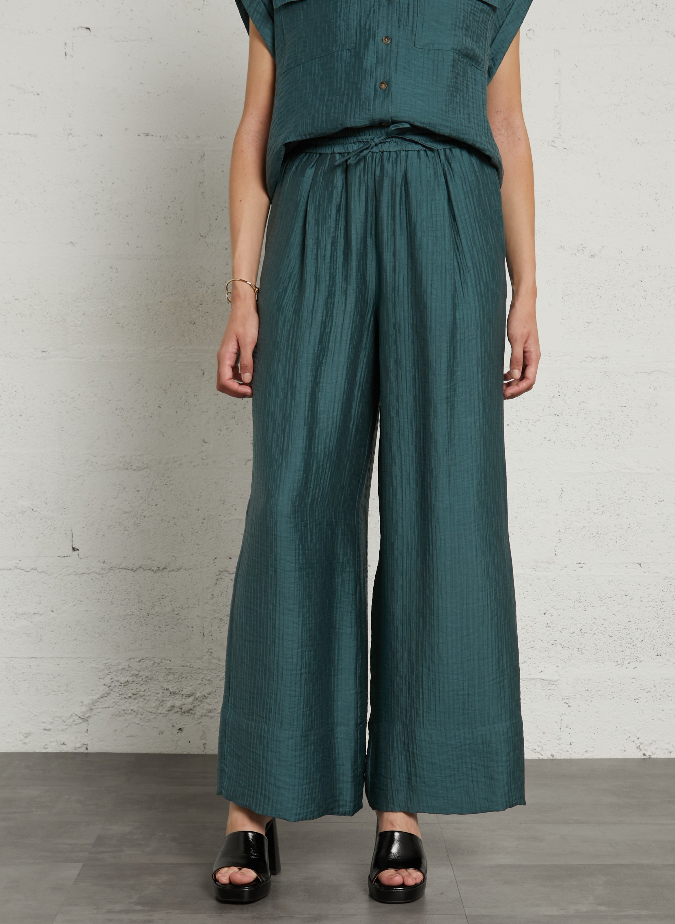 Wide-leg pants MAISON 123 Blue