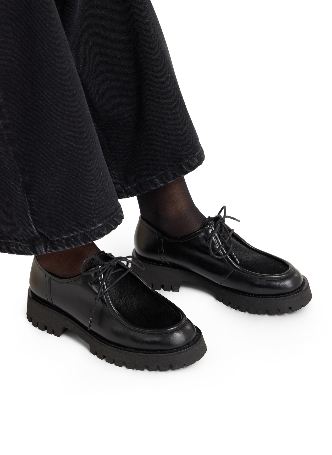 Leather Bella Derbies SAISON 1865 Black