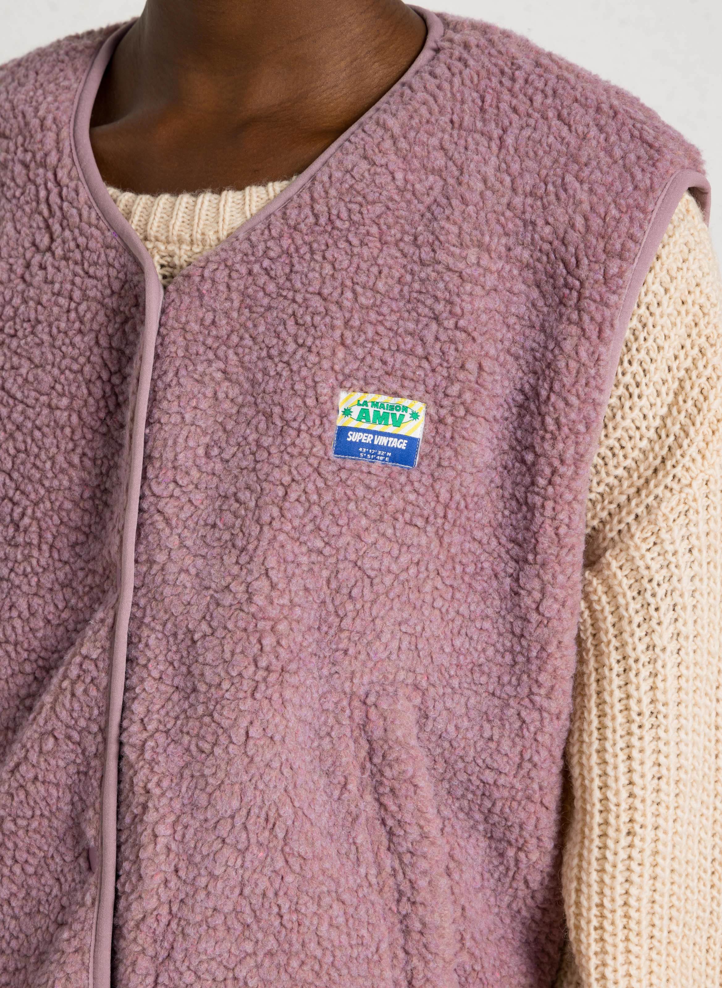 Weste aus Sweatstoff mit Rundhalskragen AMERICAN VINTAGE Rosa