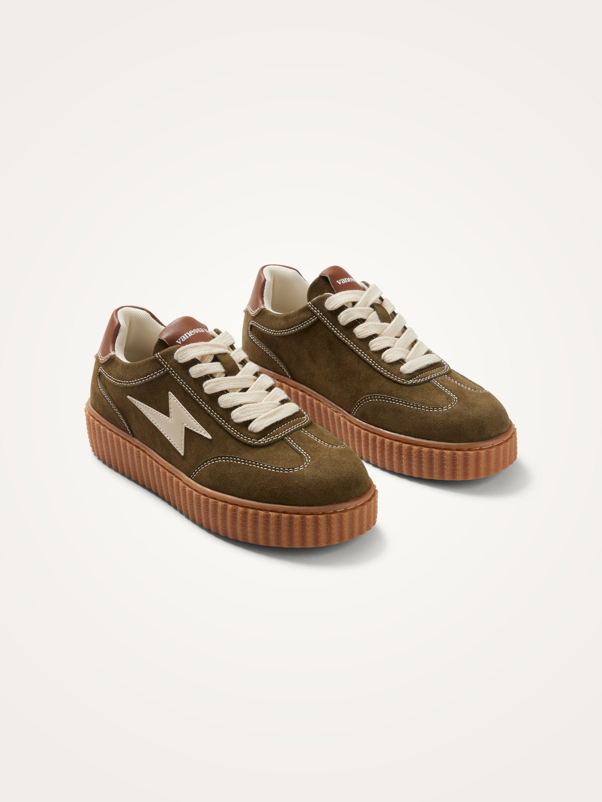 Low-top lace-up sneakers VANESSA WU Green