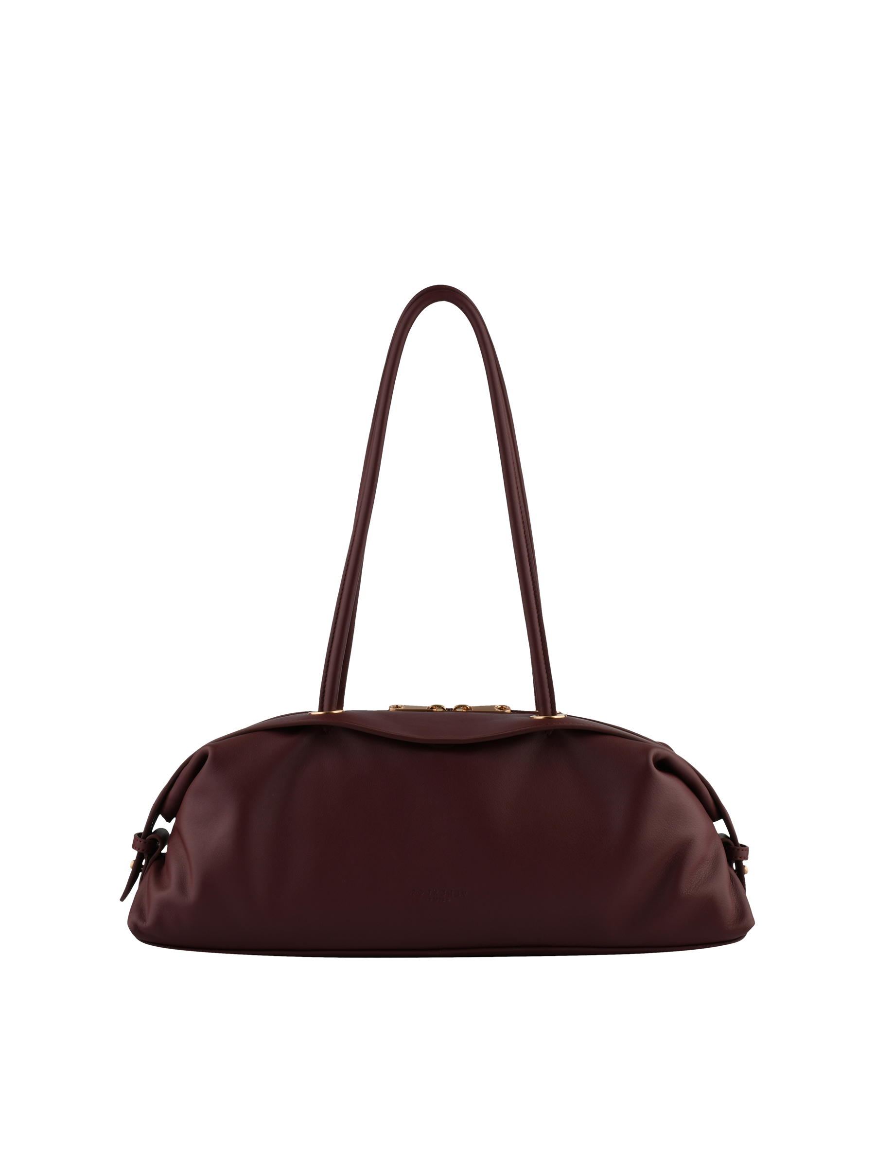 Calfskin leather shoulder bag POURCHET