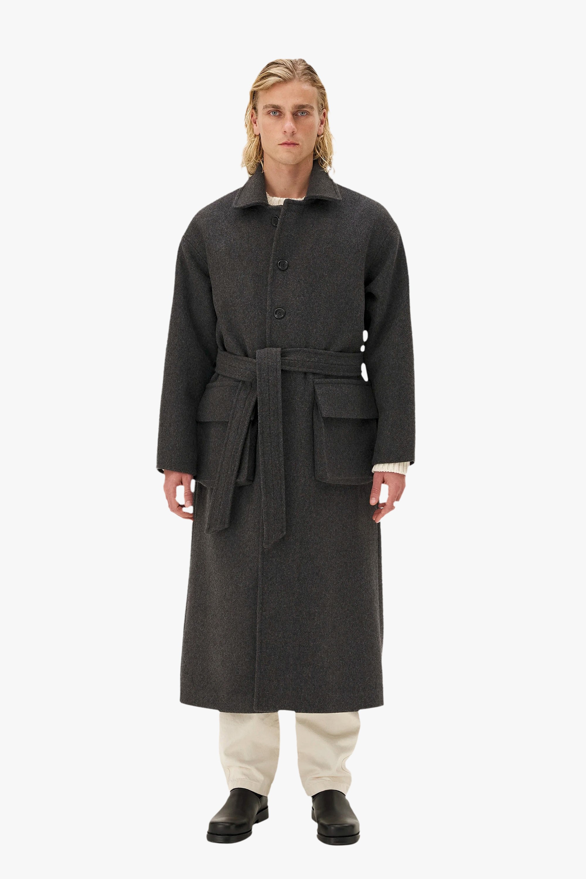 Manteau long sarvik Noyoco Grey