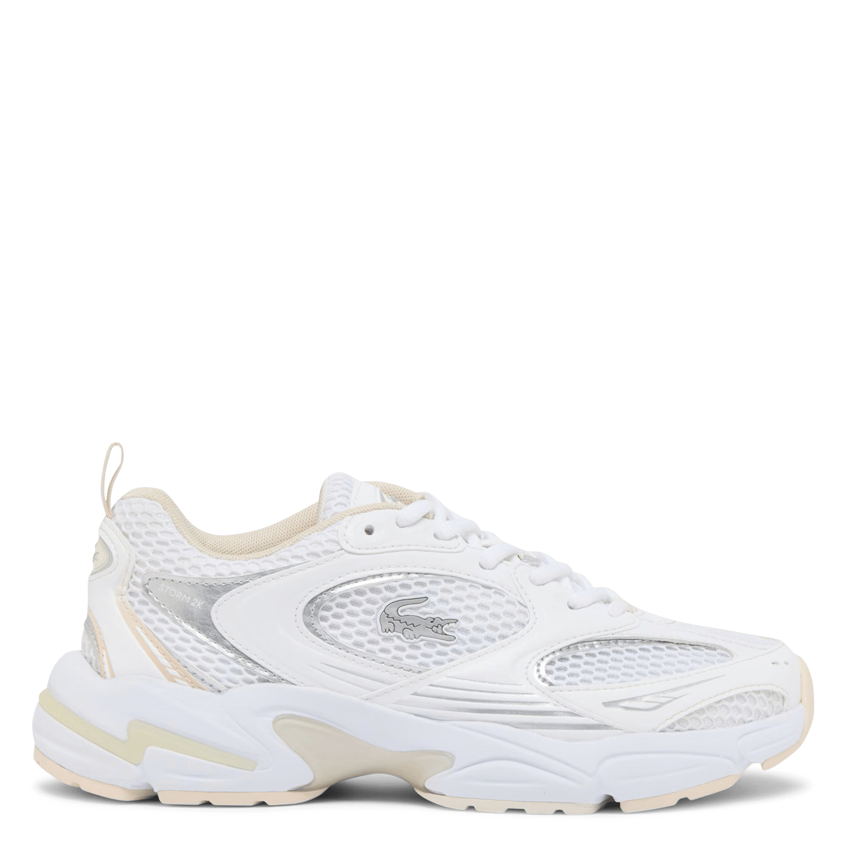 Low-top leather trainers LACOSTE White