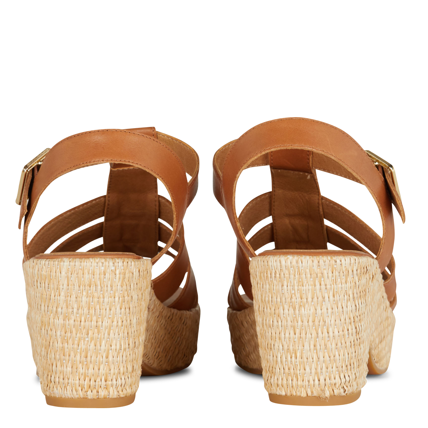 Sandales à talon en cuir SCHMOOVE Marron