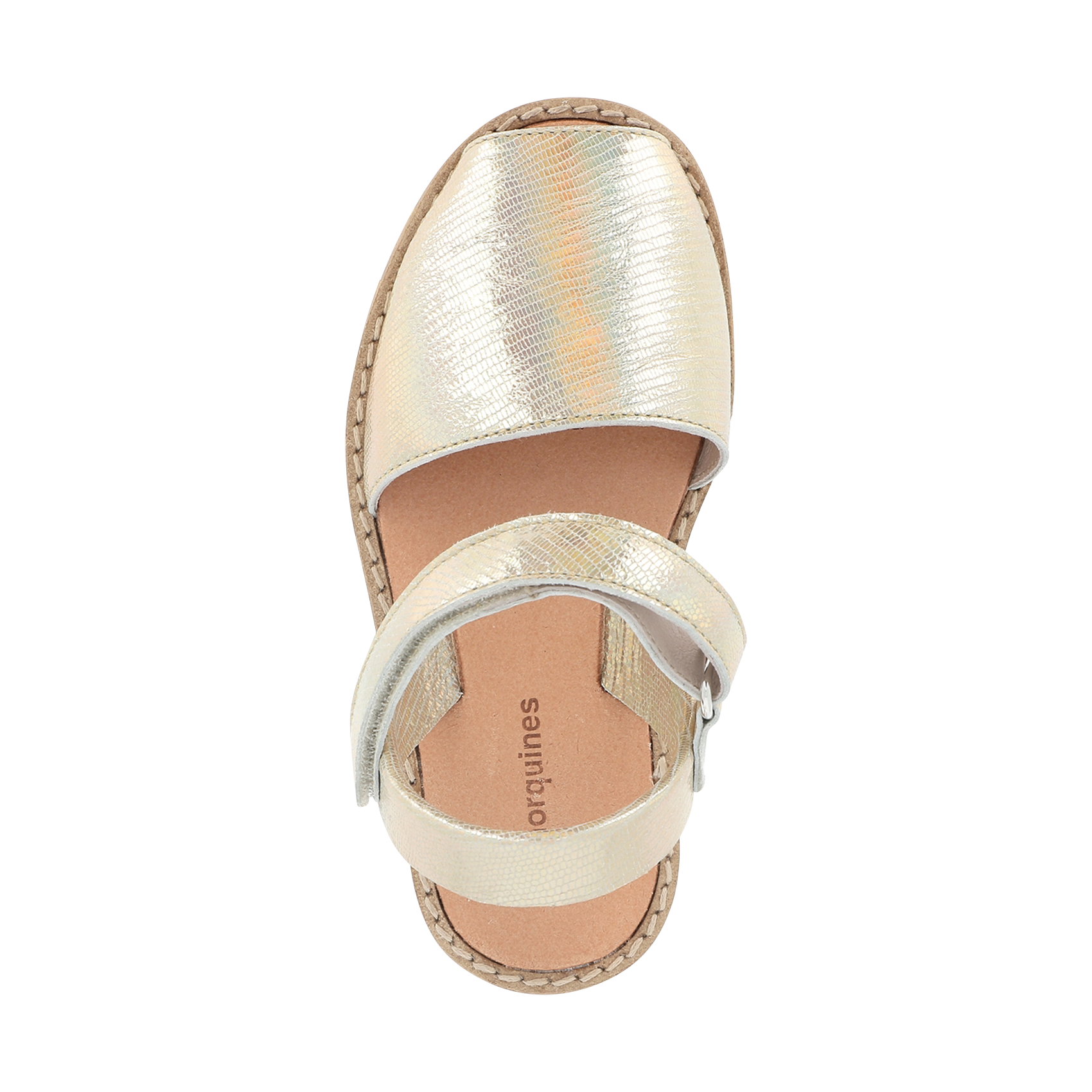 Sandales en cuir imprimé MINORQUINES Blanc