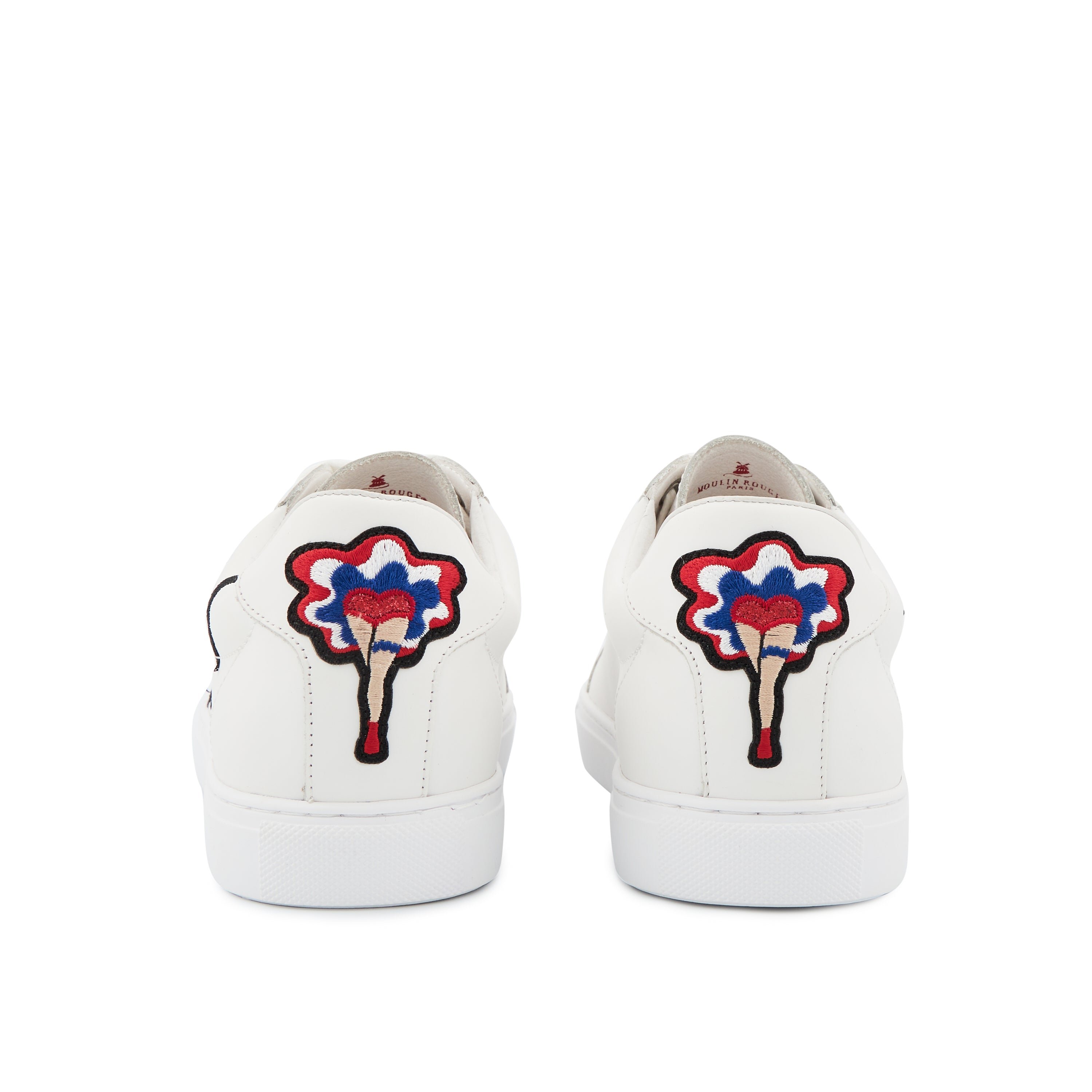 Leather sneakers BONS BAISERS PARIS White