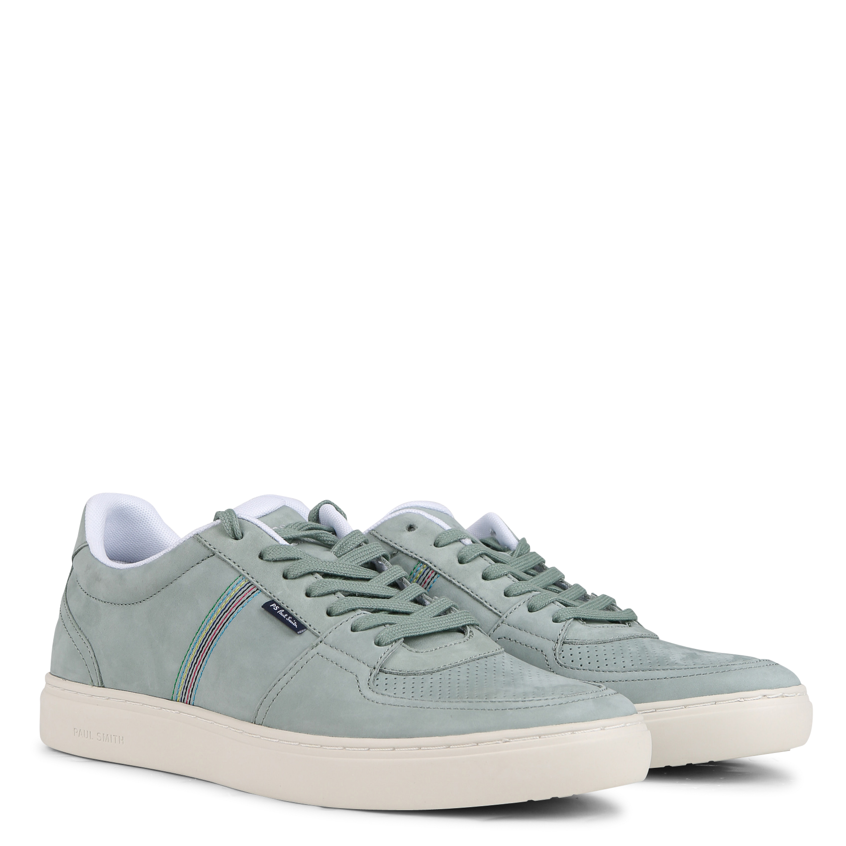 Low-top lace-up suede sneakers PAUL SMITH Blue