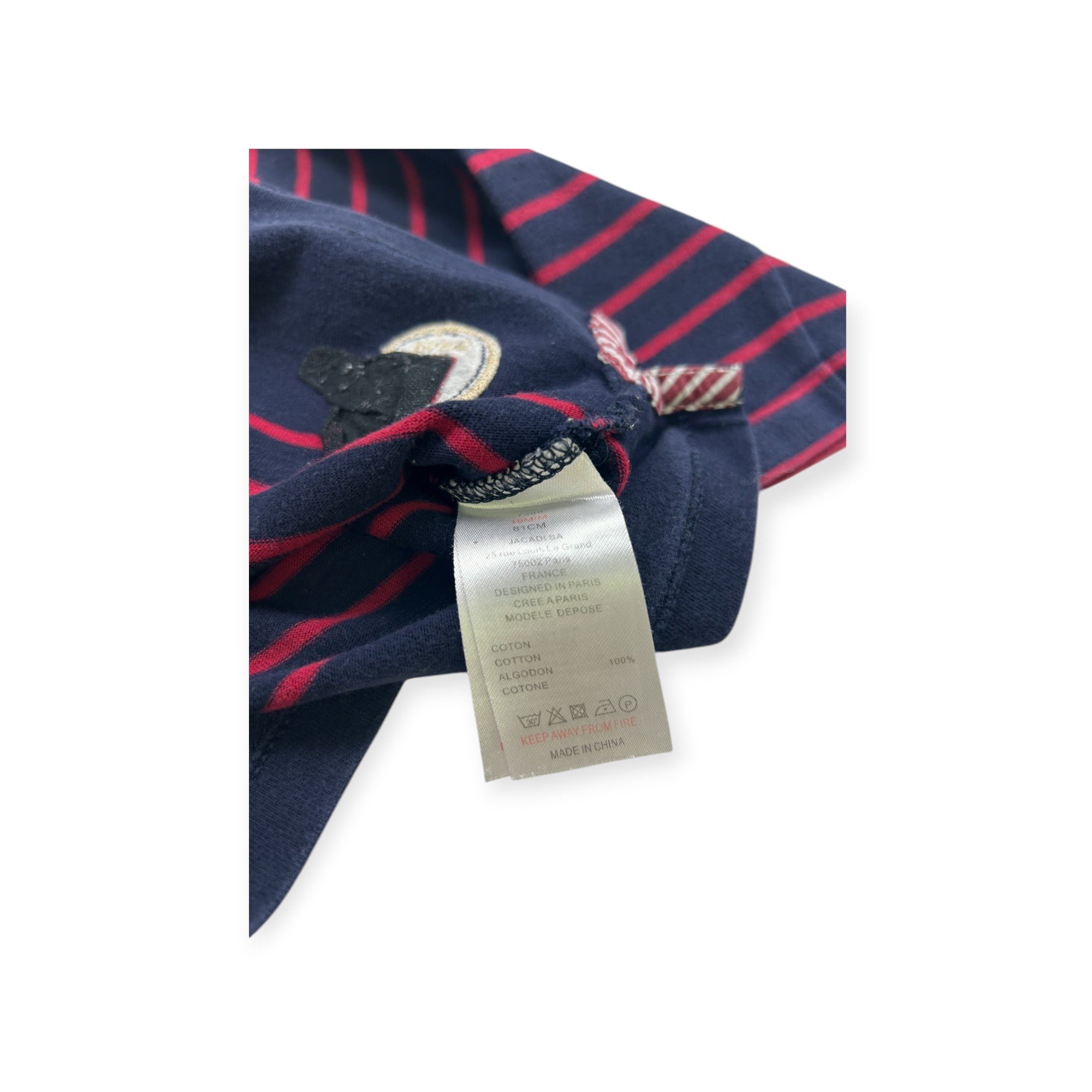 Blue baby polo - 18 months JACADI - Seconde Main Blue